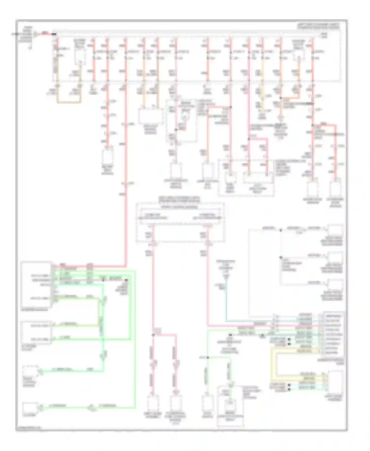Cherokee Jeep IV (2007-2012): Power distribution circuit (4 of 4)