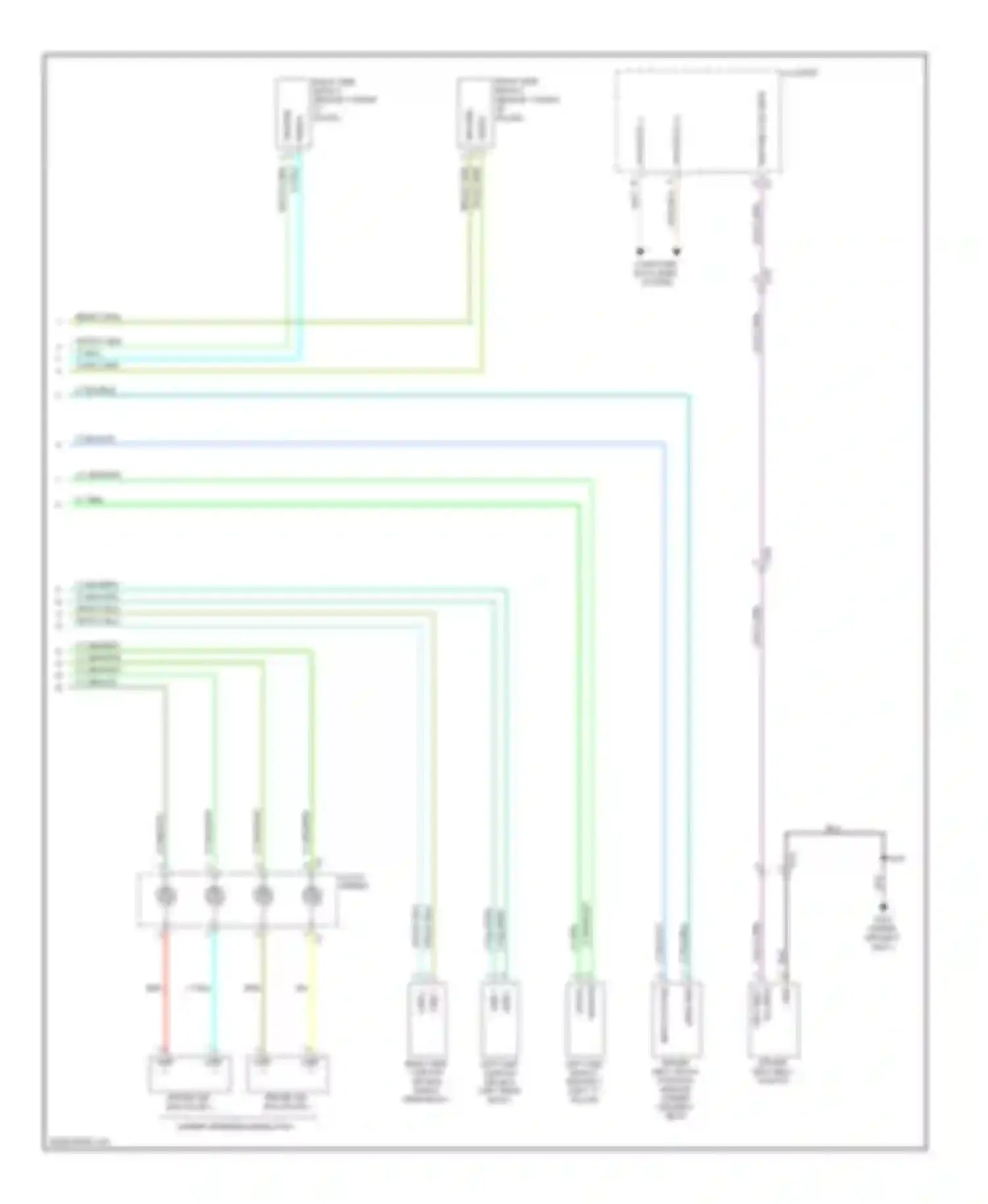 Cherokee Jeep IV (2007-2012): Supplemental restraints circuit (2 of 2)