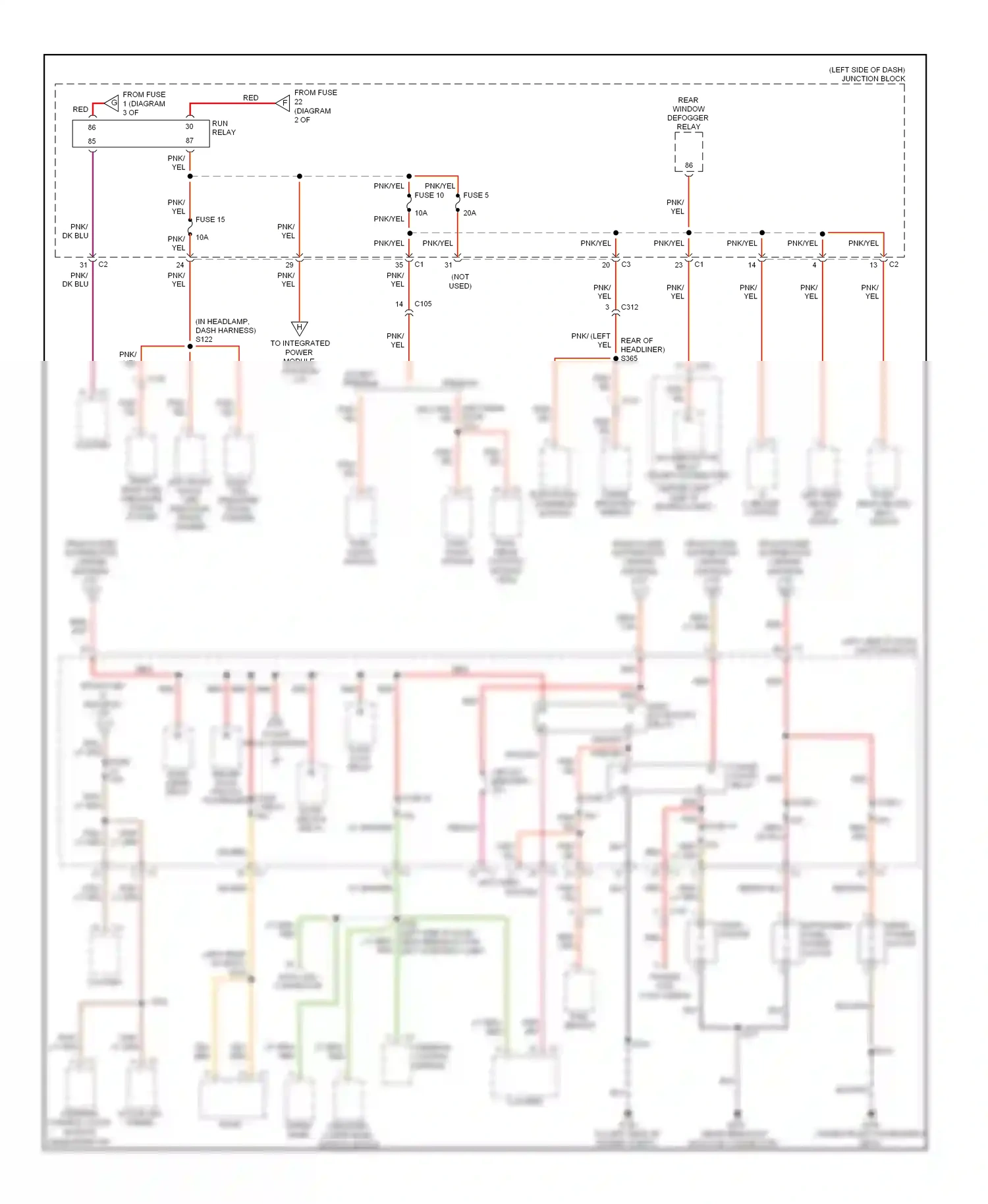 Jeep Cherokee IV (2007-2012) final drive control module (rfe) wiring diagram  (1 of 1)