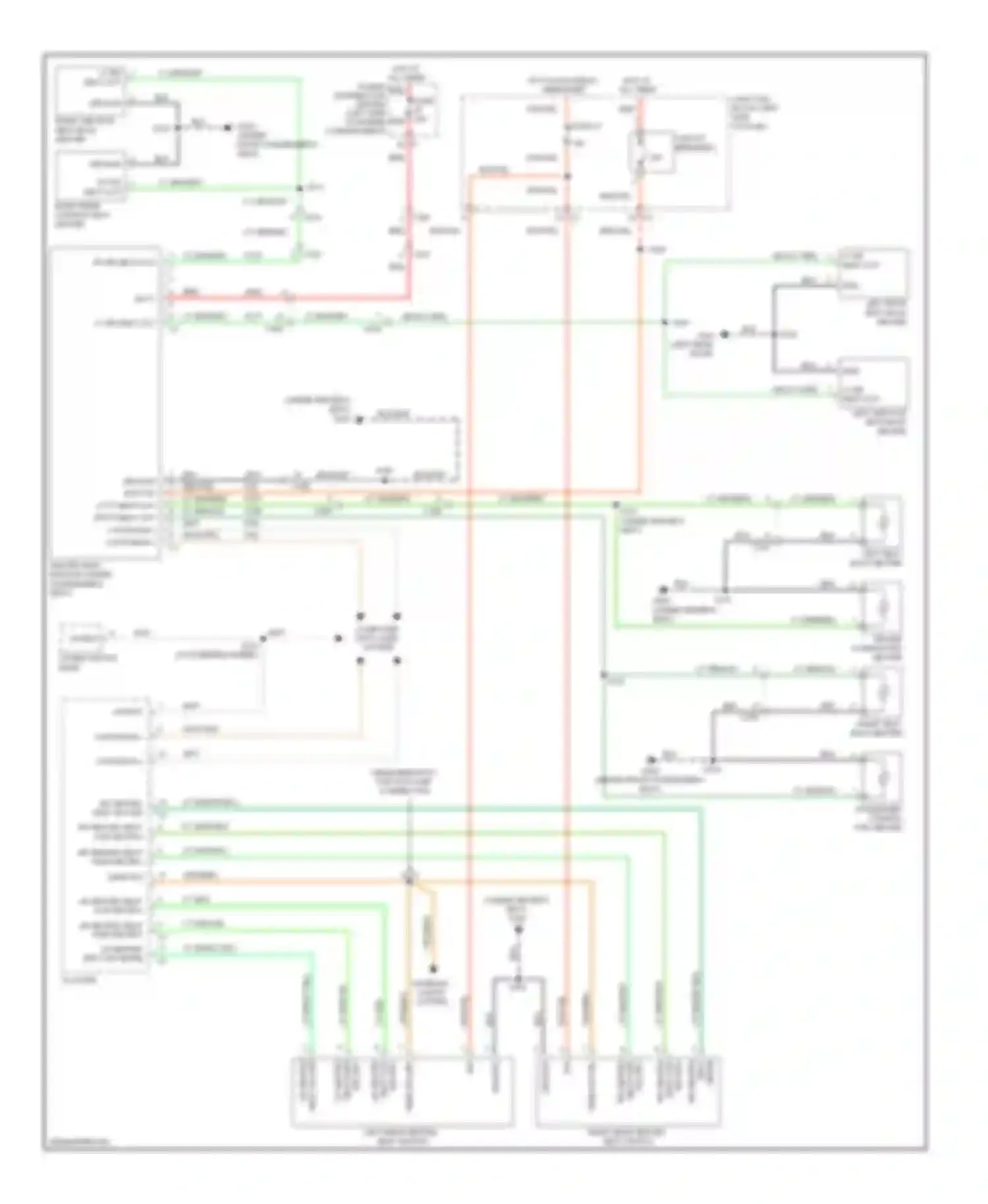 Wiring diagram gry/lt grn for Jeep Cherokee IV (2007-2012) (1 of 4)