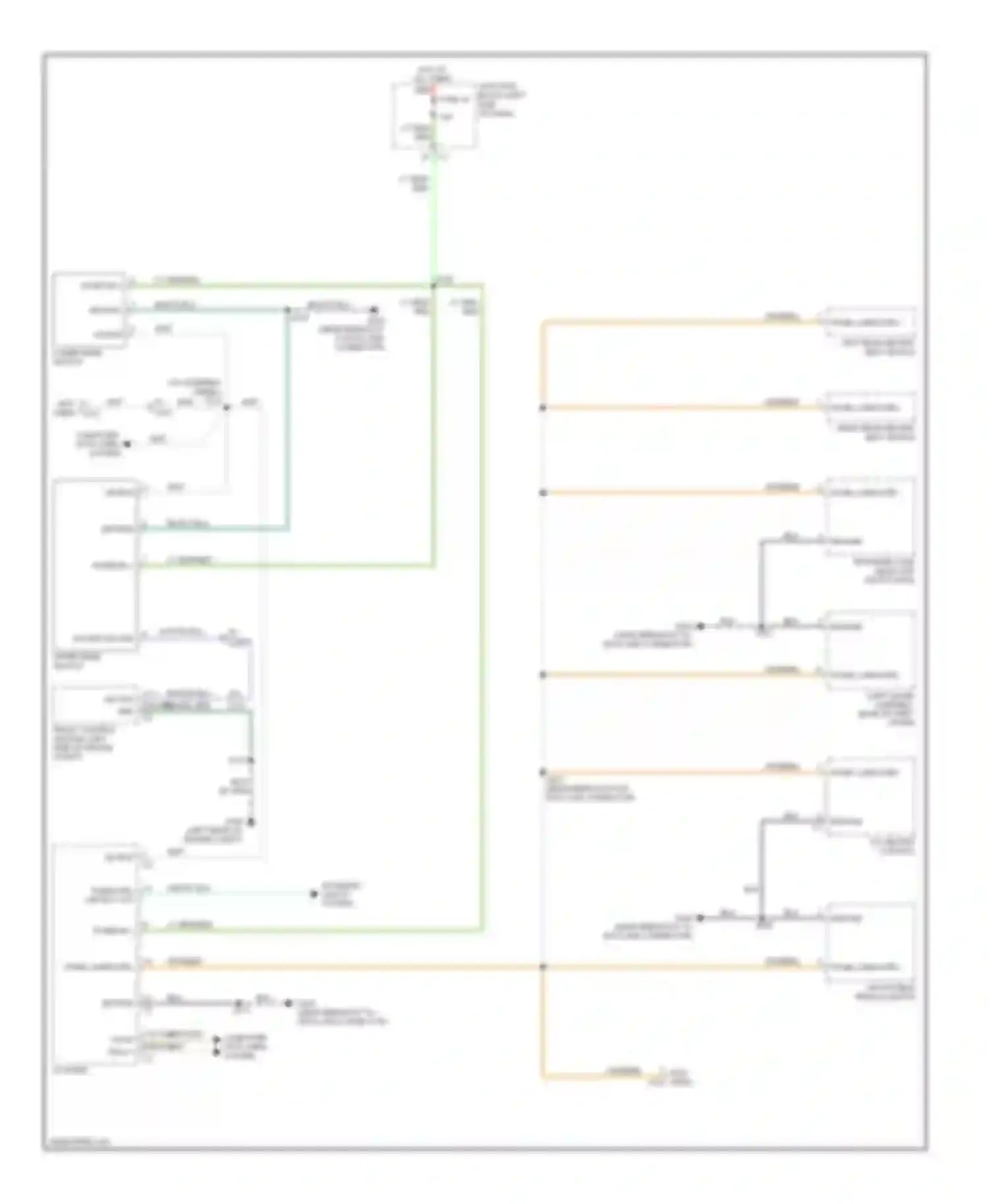 Wiring diagram hazard sw sns for Jeep Cherokee IV (2007-2012) (1 of 1)