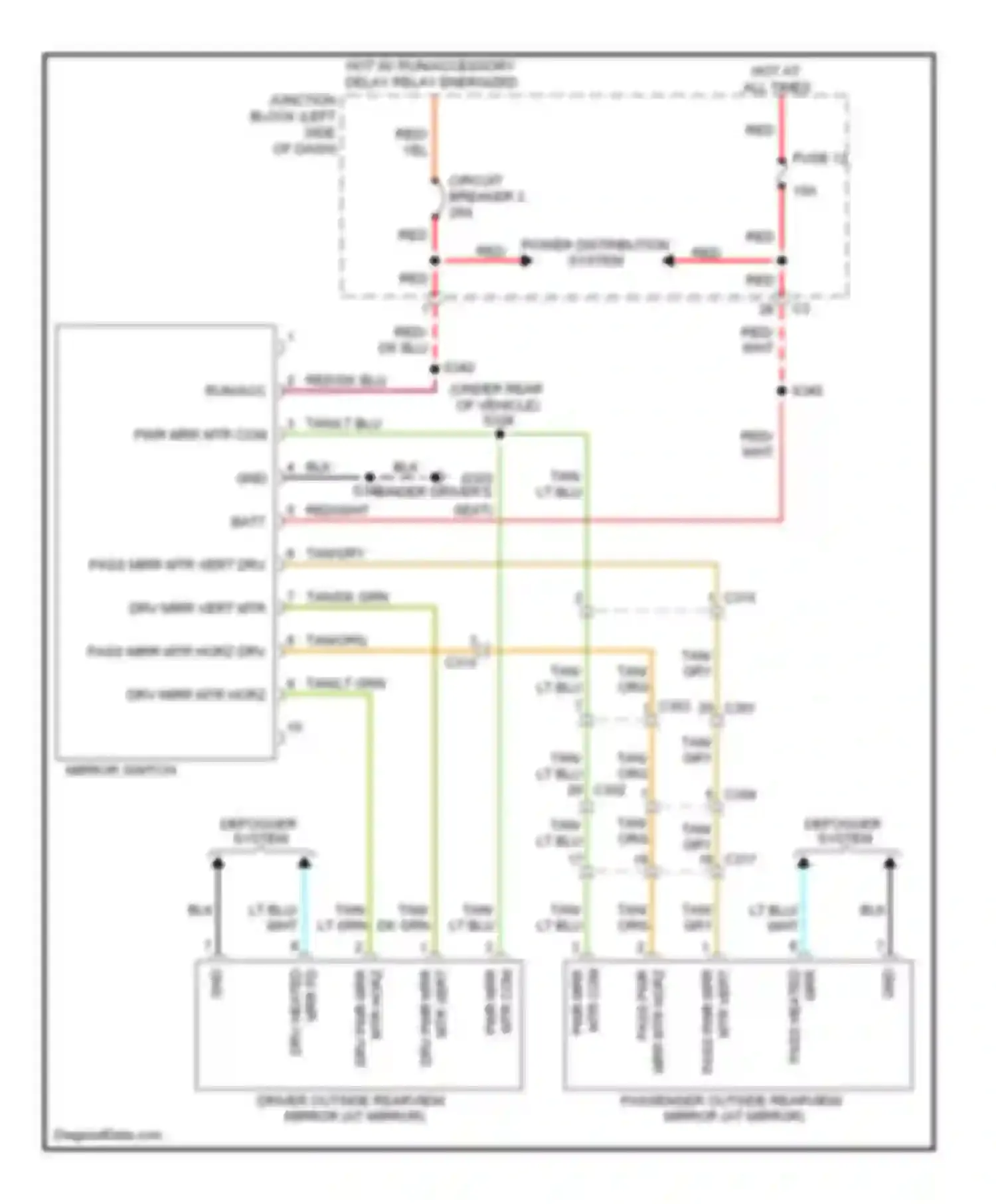 Wiring diagram tan/org for Jeep Cherokee IV (2007-2012) (4 of 4)