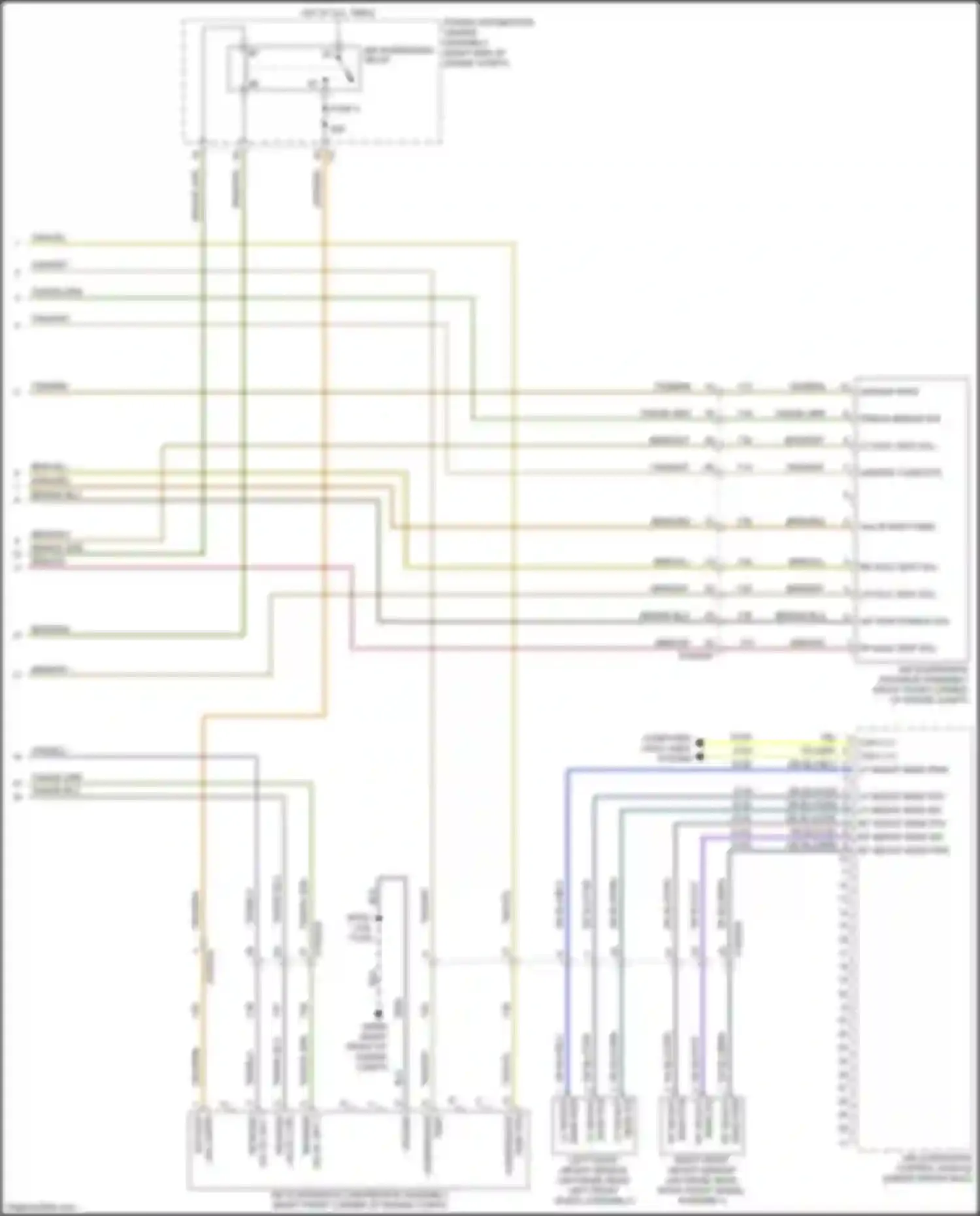 Cherokee Jeep V facelift (2018-2024): Electronic air suspension circuit (2 of 2)