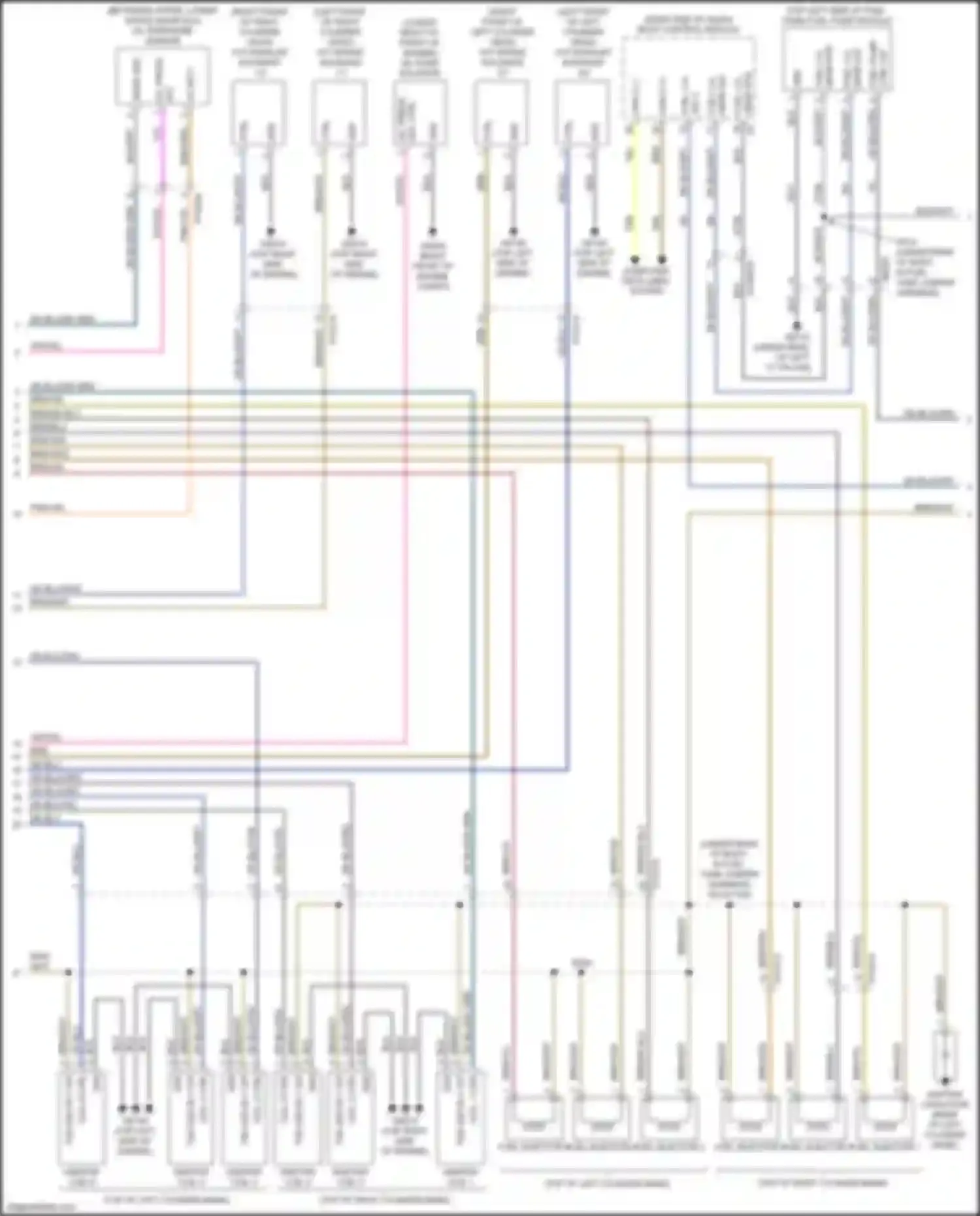 Cherokee Jeep V facelift (2018-2024): Wiring diagram engine performance 3.6l (3 of 5)