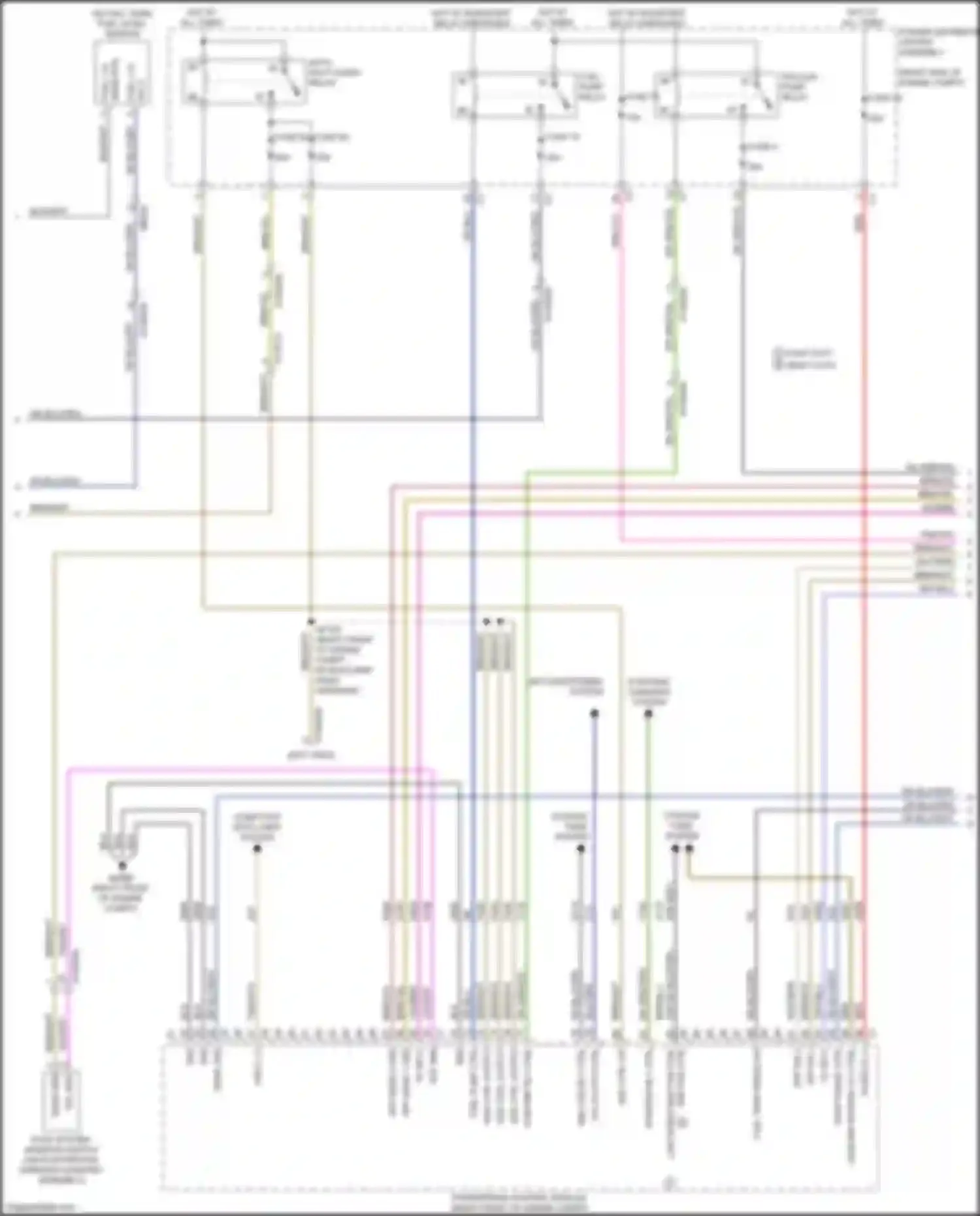 Cherokee Jeep V facelift (2018-2024): Wiring diagram engine performance 3.6l (4 of 5)