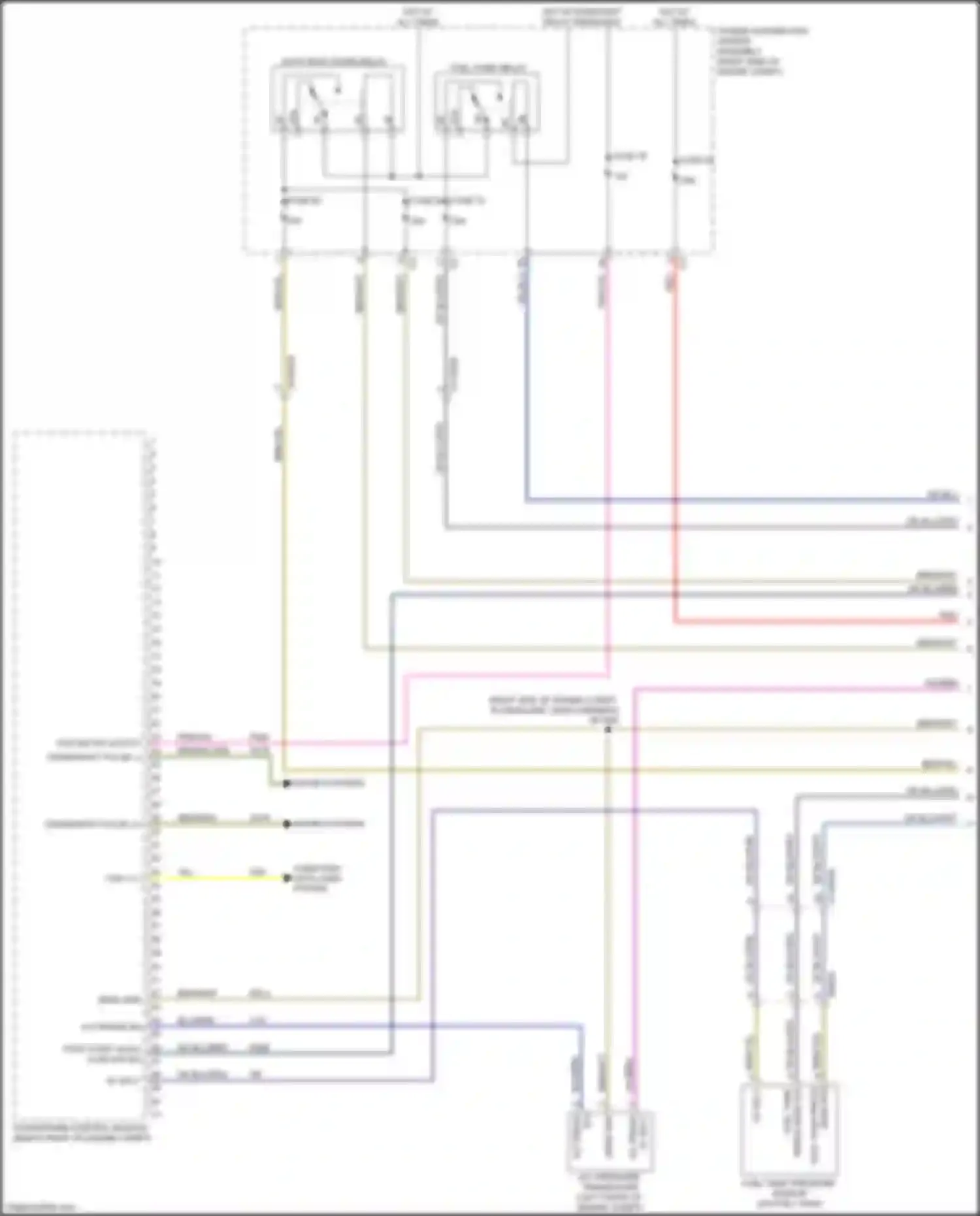 Cherokee Jeep V facelift (2018-2024): Wiring diagram engine performance 5.7l (1 of 6)
