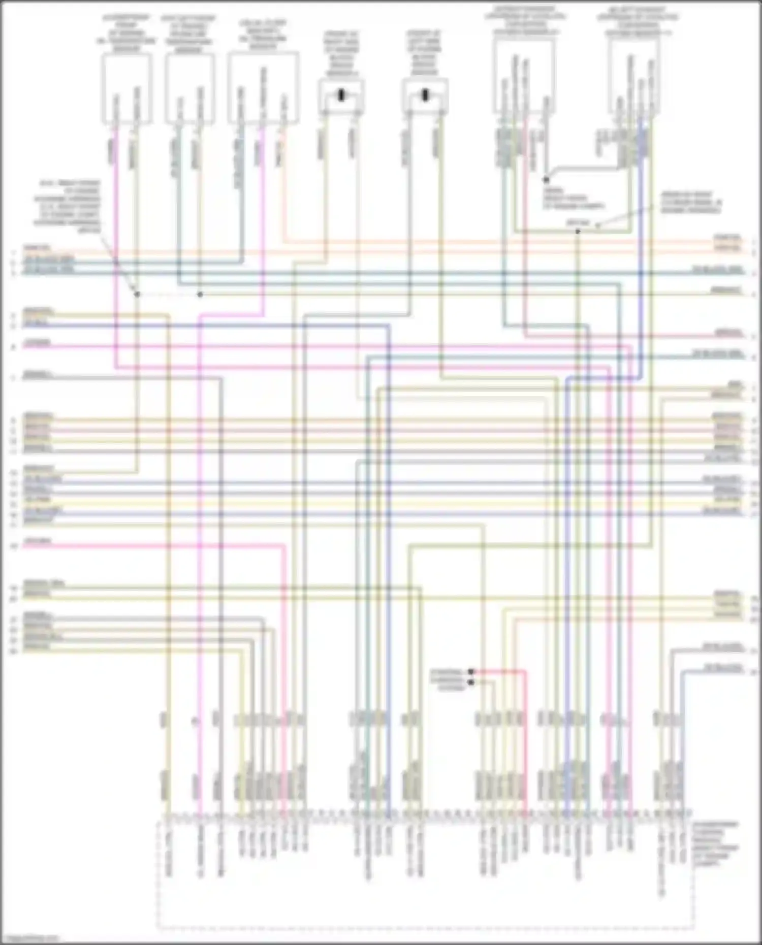 Cherokee Jeep V facelift (2018-2024): Wiring diagram engine performance 5.7l (5 of 6)