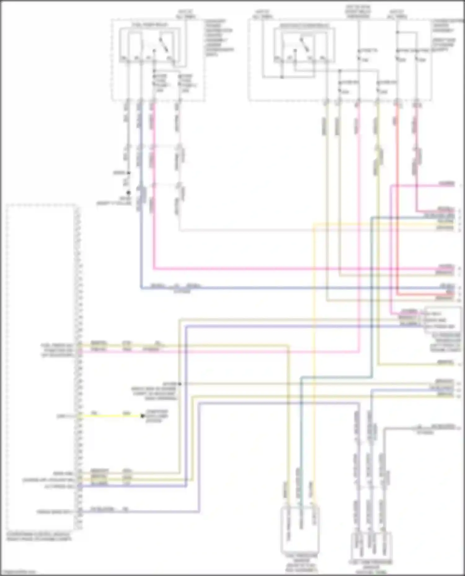 Cherokee Jeep V facelift (2018-2024): Wiring diagram engine performance 6.2l supercharged (1 of 7)