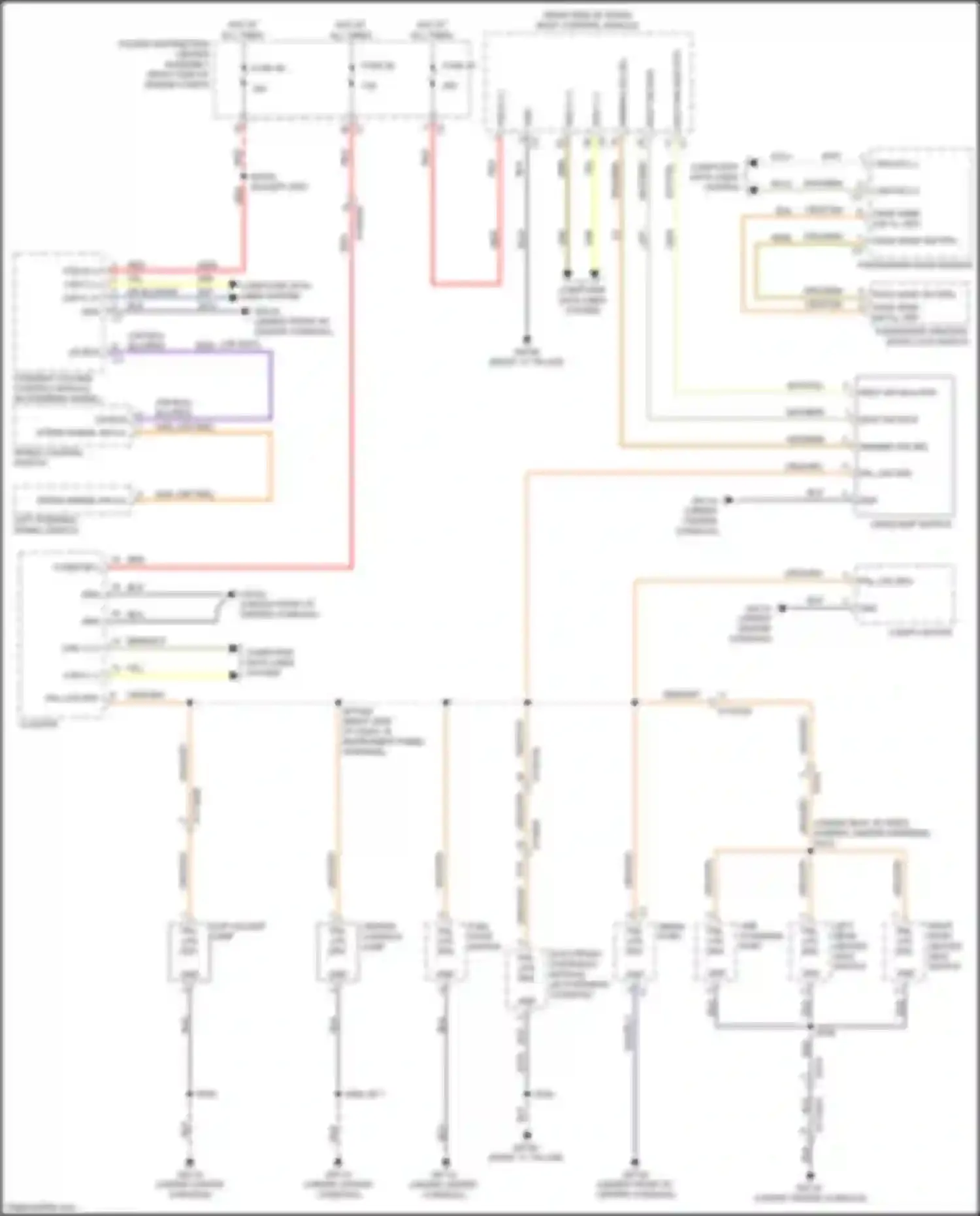 Cherokee Jeep V facelift (2018-2024): Instrument illumination circuit