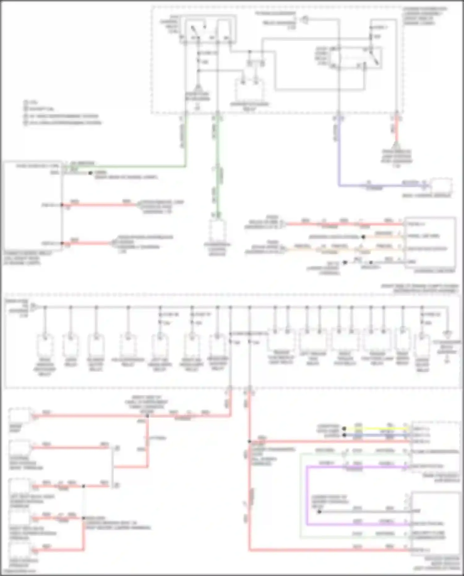 Cherokee Jeep V facelift (2018-2024): Power distribution circuit (3 of 6)