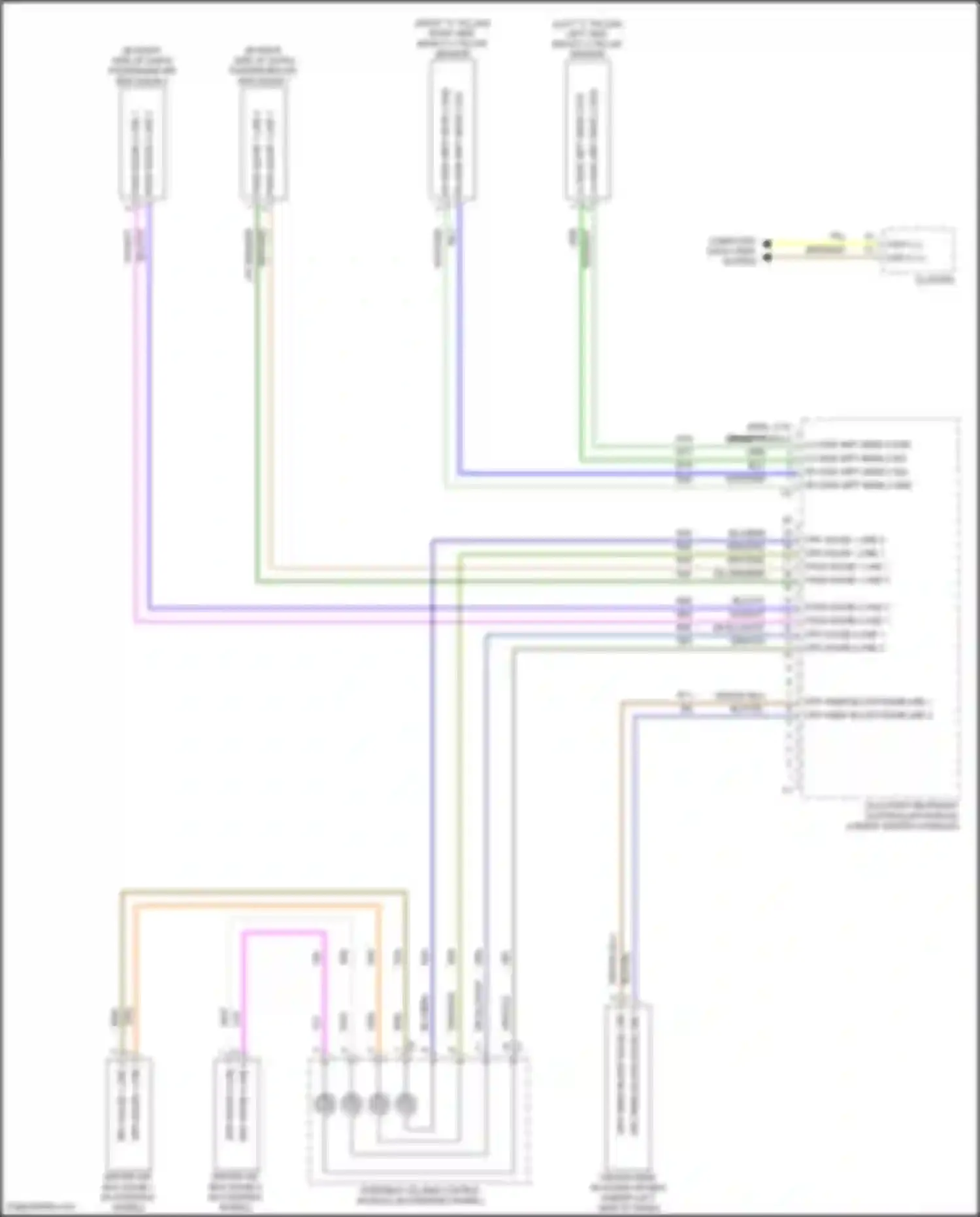 Cherokee Jeep V facelift (2018-2024): Supplemental restraints circuit (3 of 3)