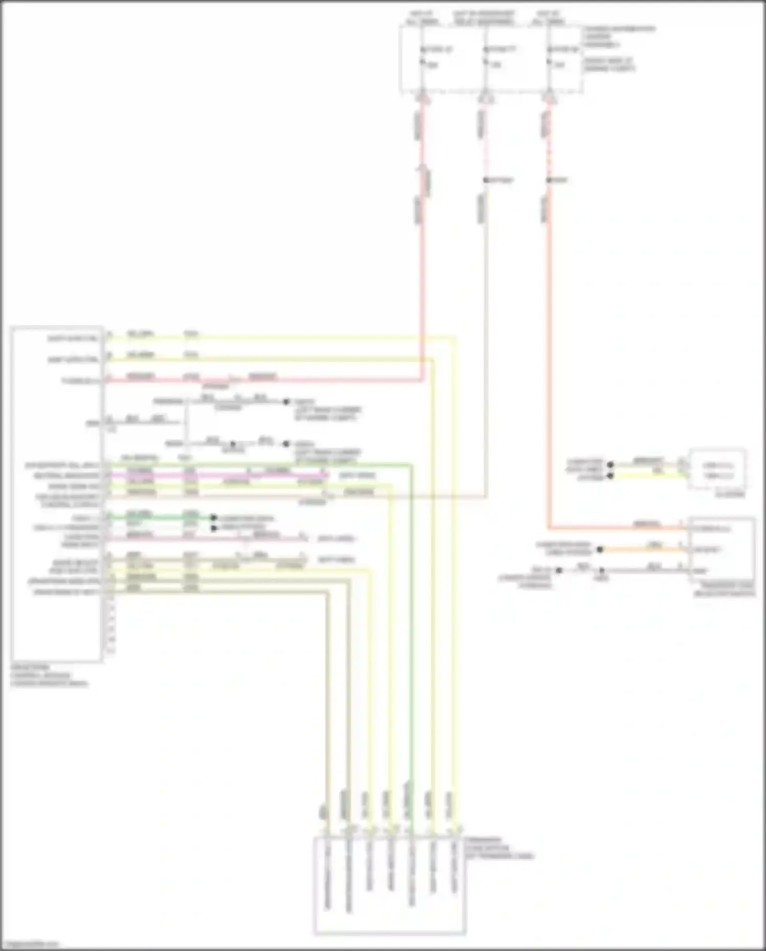 Cherokee Jeep V facelift (2018-2024): Transfer case circuit