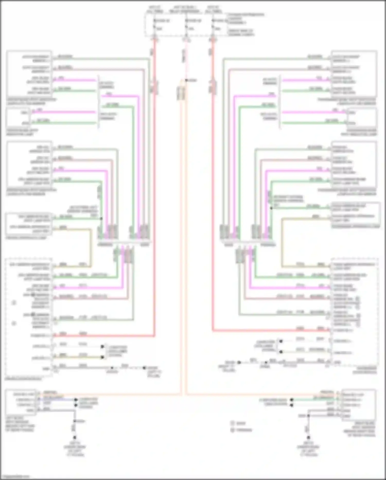 Wiring diagram computer data lines system for Jeep Cherokee V facelift (2018-2024) (71 of 90)