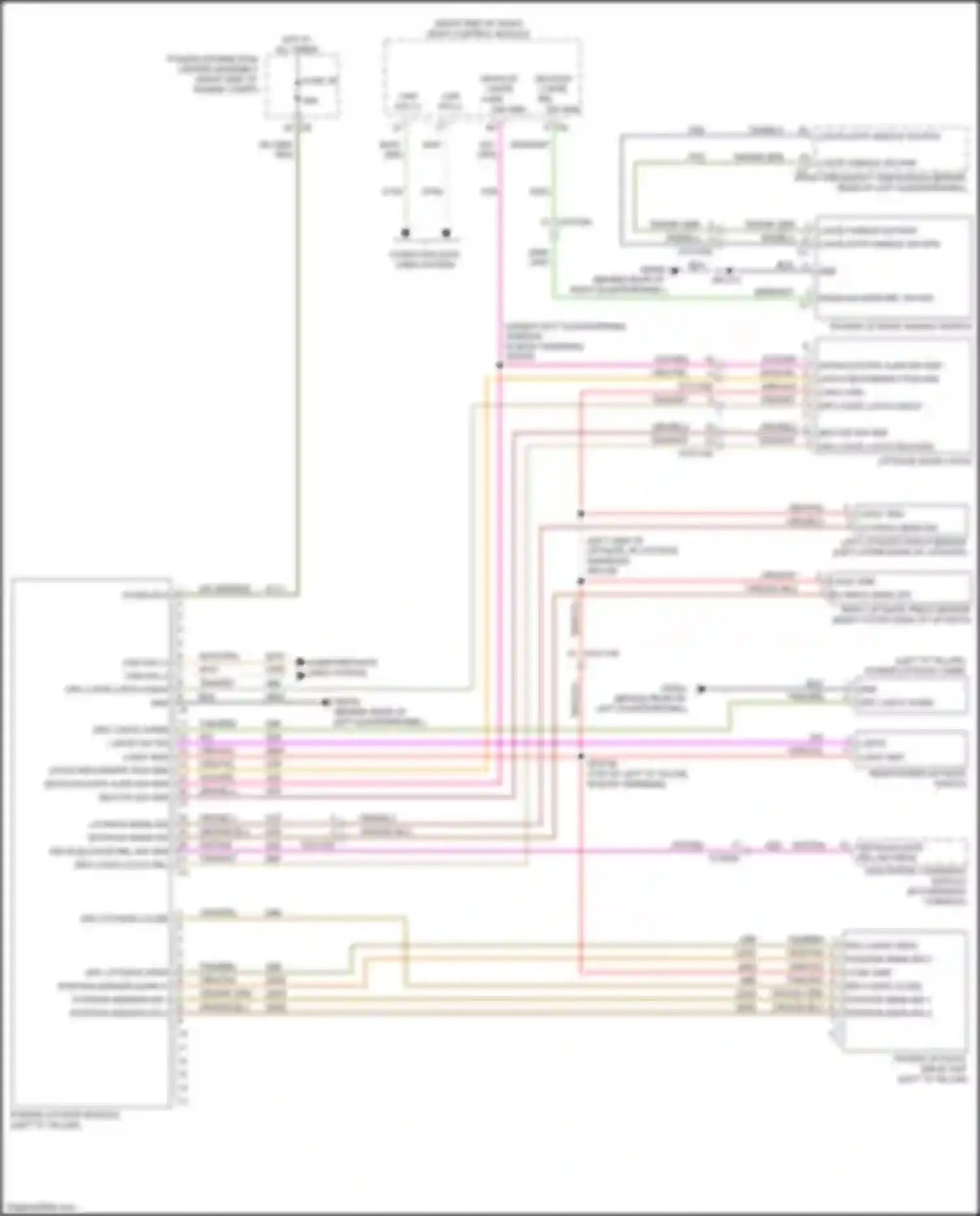 Wiring diagram drv lgate close for Jeep Cherokee V facelift (2018-2024) (1 of 1)