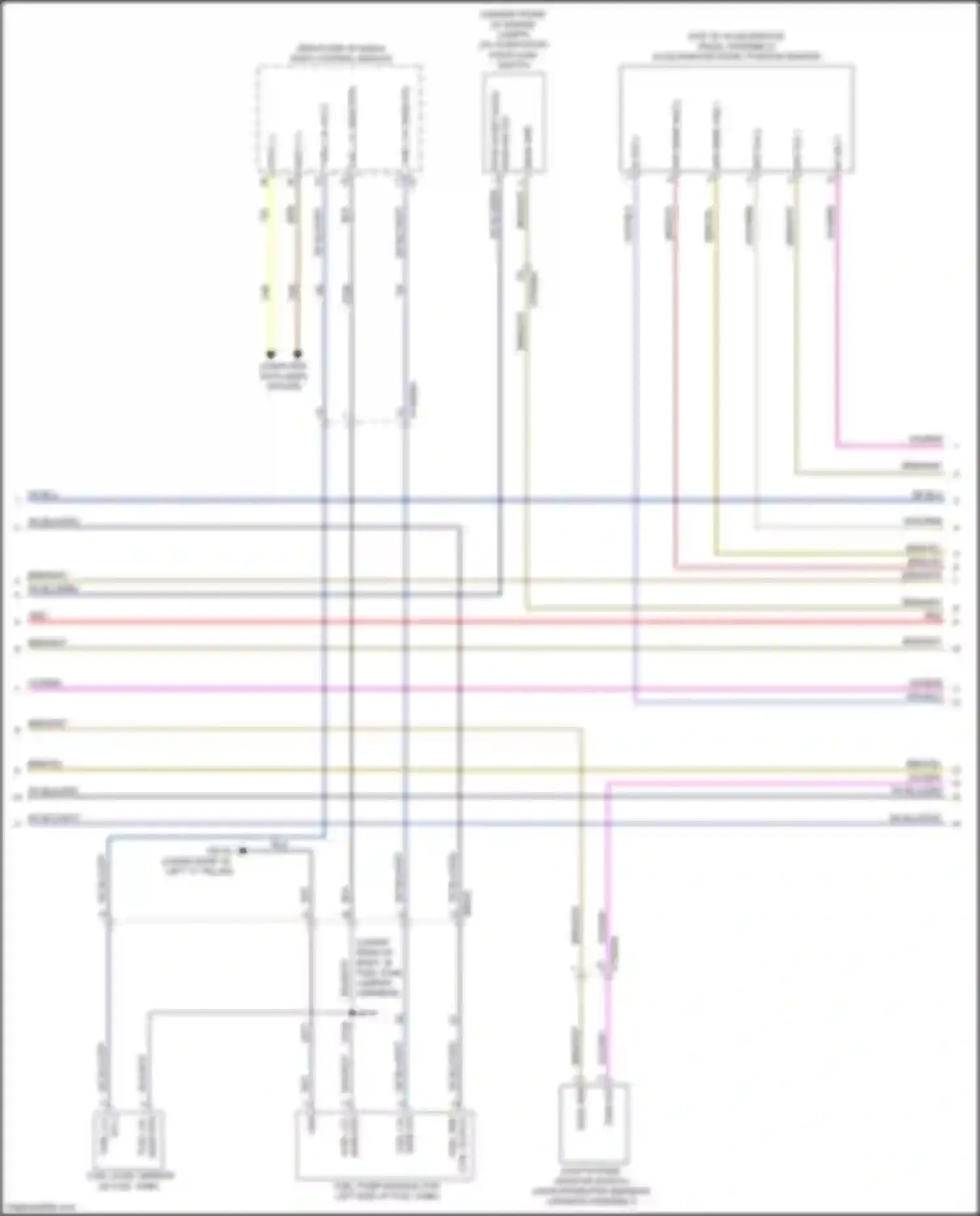 Wiring diagram hood ajar switch for Jeep Cherokee V facelift (2018-2024) (2 of 3)