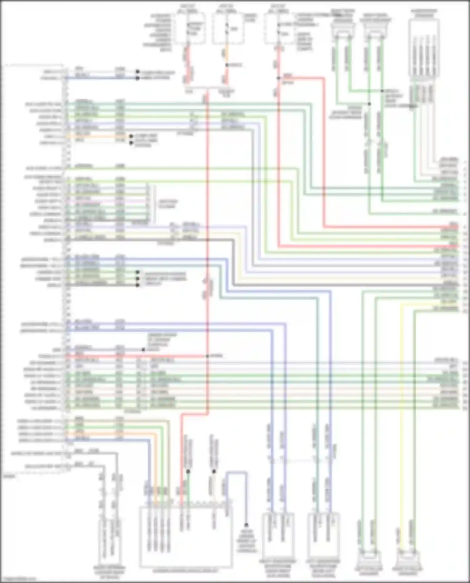 Wiring diagram lines system for Jeep Cherokee V facelift (2018-2024) (3 of 4)