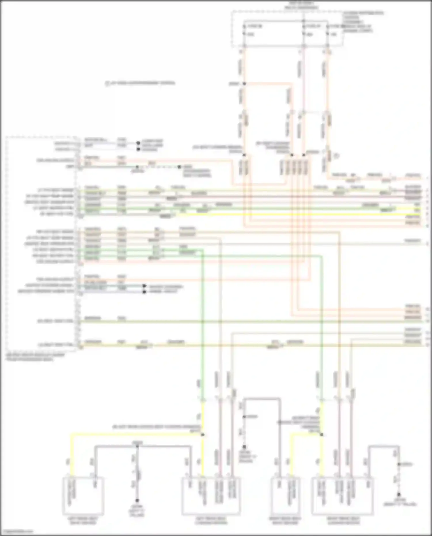 Wiring diagram lr htd seat for Jeep Cherokee V facelift (2018-2024) (2 of 2)