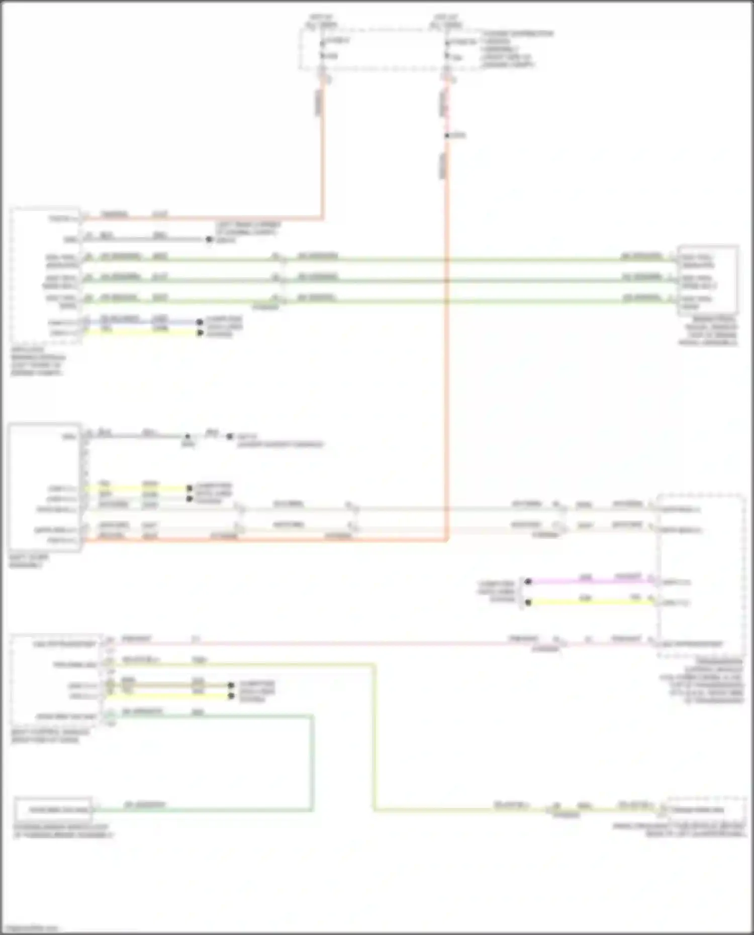 Wiring diagram ped trvl sens sig 2 for Jeep Cherokee V facelift (2018-2024) (1 of 1)