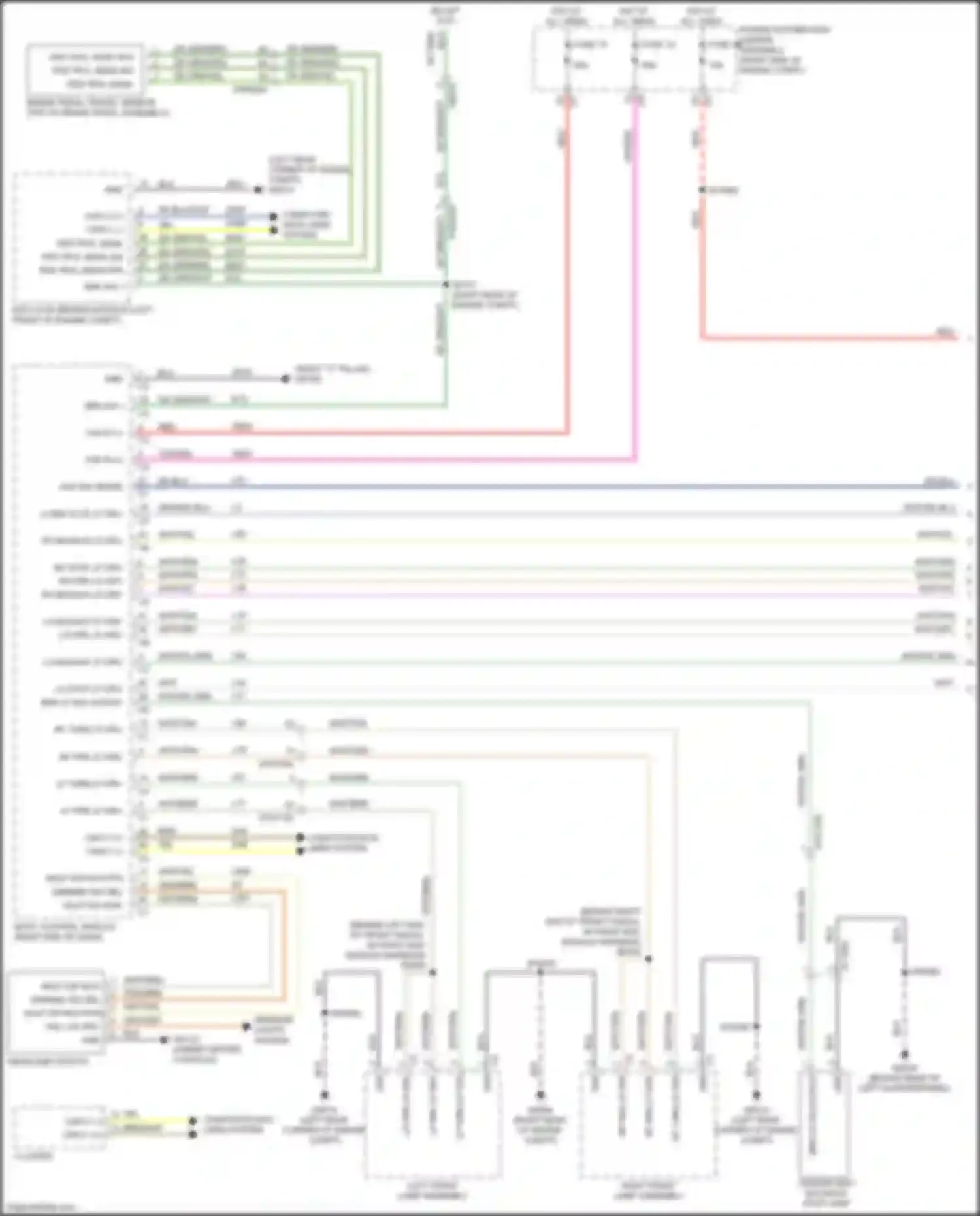 Wiring diagram pnl lps drv for Jeep Cherokee V facelift (2018-2024) (2 of 3)