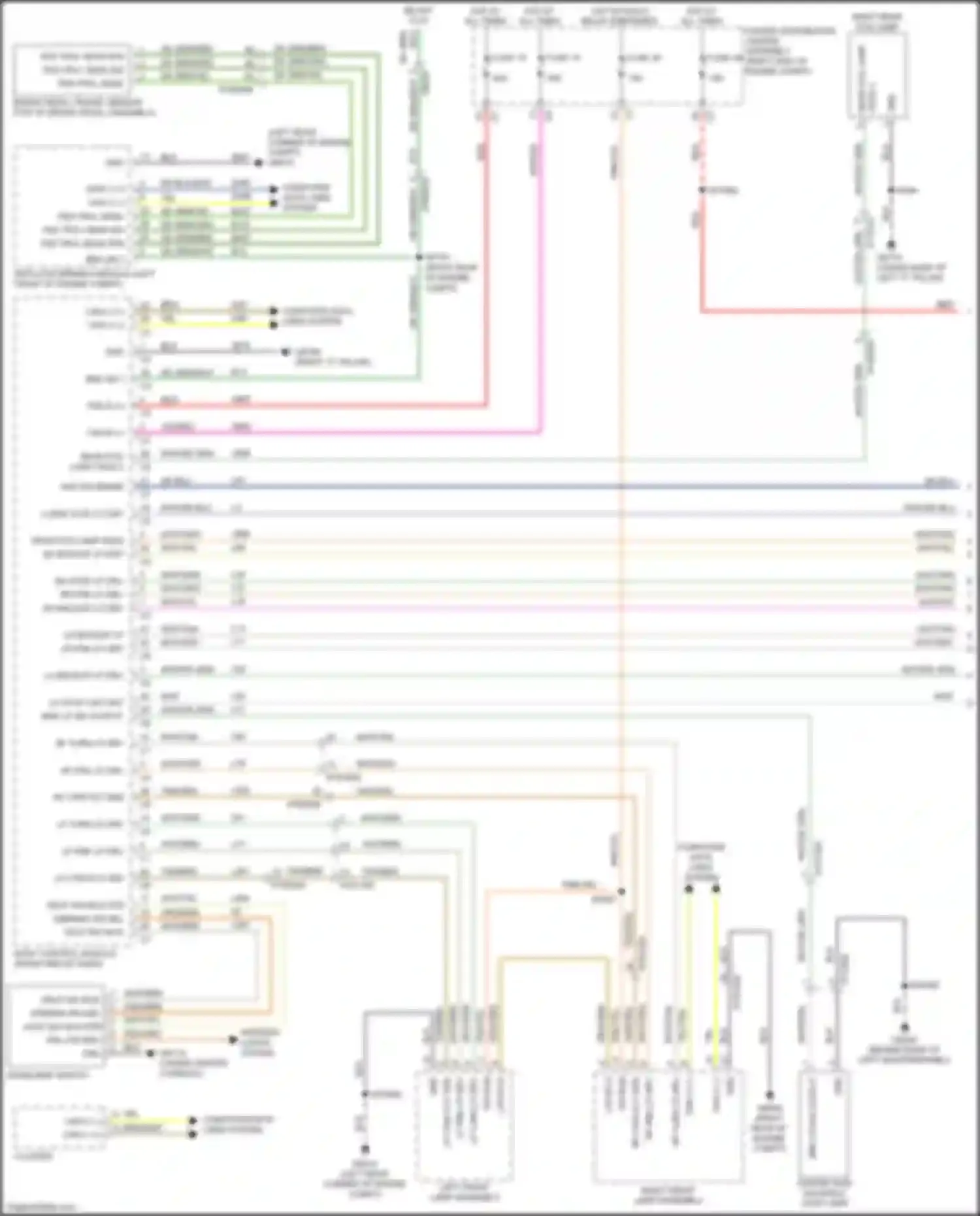 Wiring diagram pnl lps drv for Jeep Cherokee V facelift (2018-2024) (1 of 3)