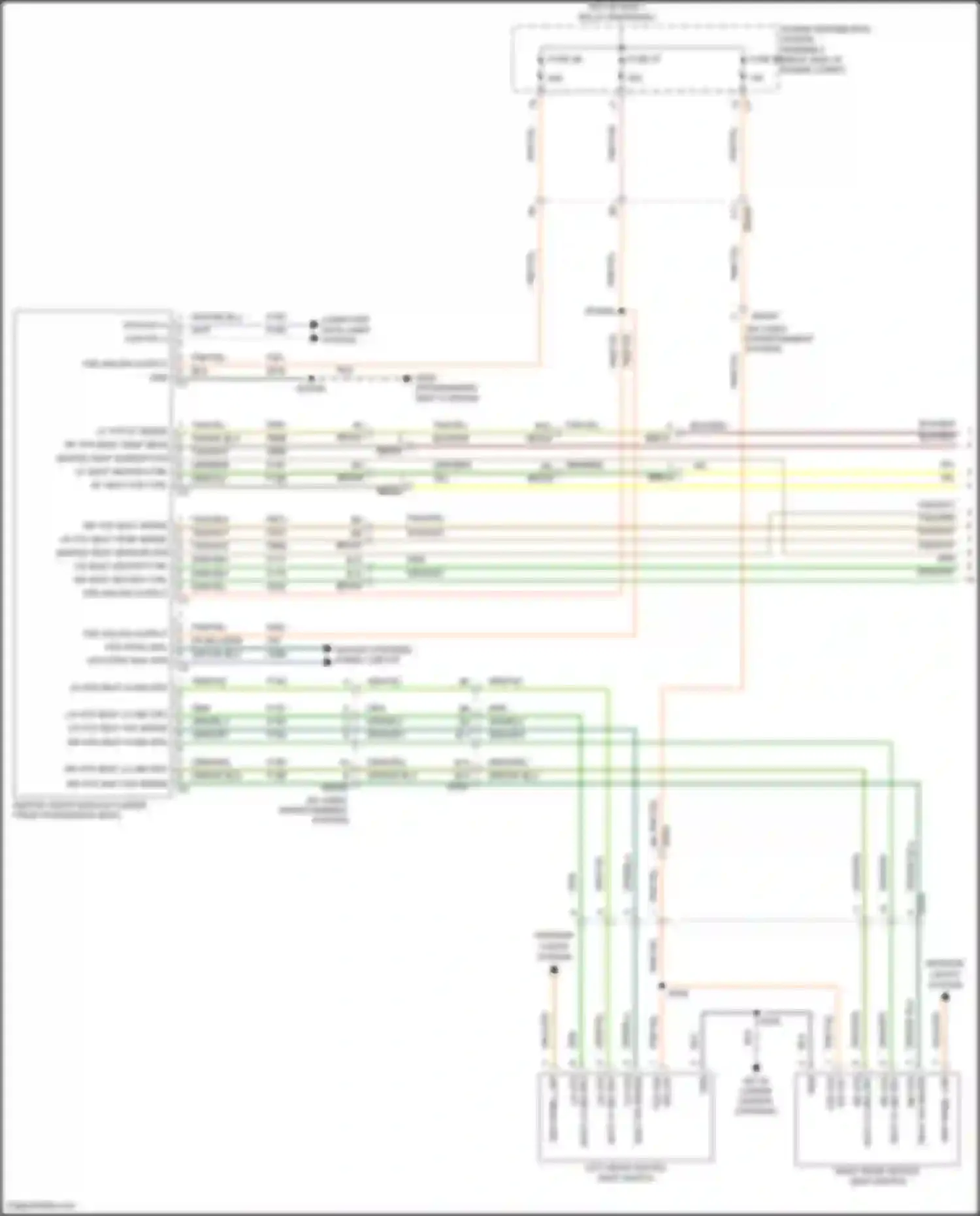 Wiring diagram rr seat heater ctrl for Jeep Cherokee V facelift (2018-2024) (1 of 2)