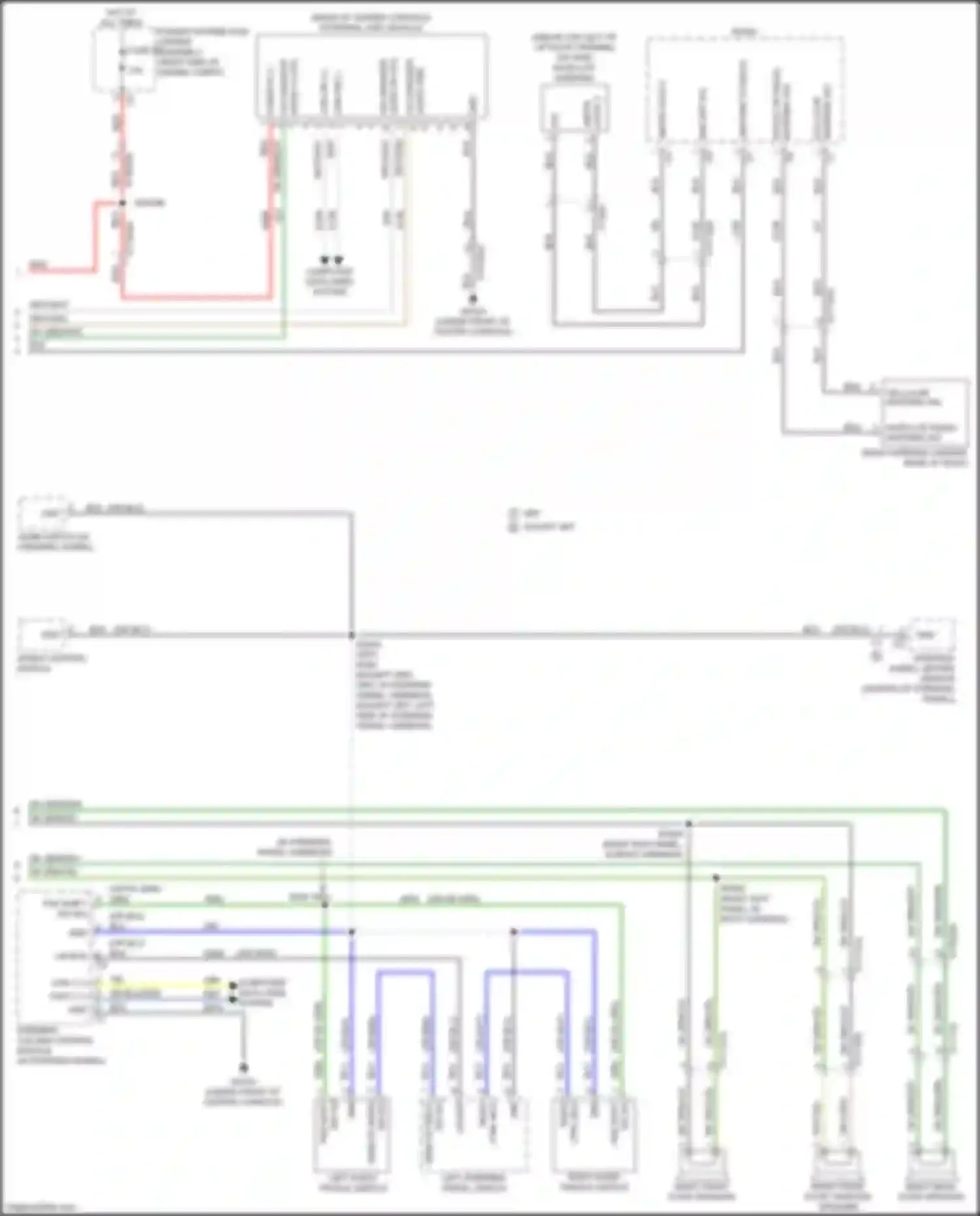 Wiring diagram satellite radio for Jeep Cherokee V facelift (2018-2024) (2 of 3)