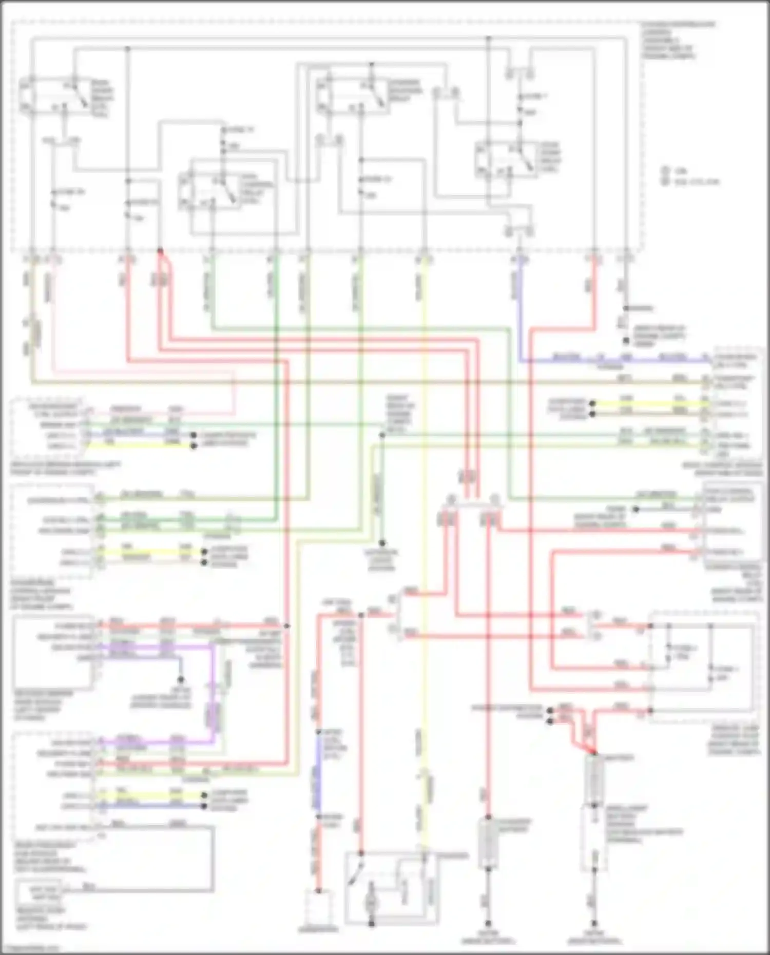 Wiring diagram starter rly ctrl for Jeep Cherokee V facelift (2018-2024) (1 of 3)