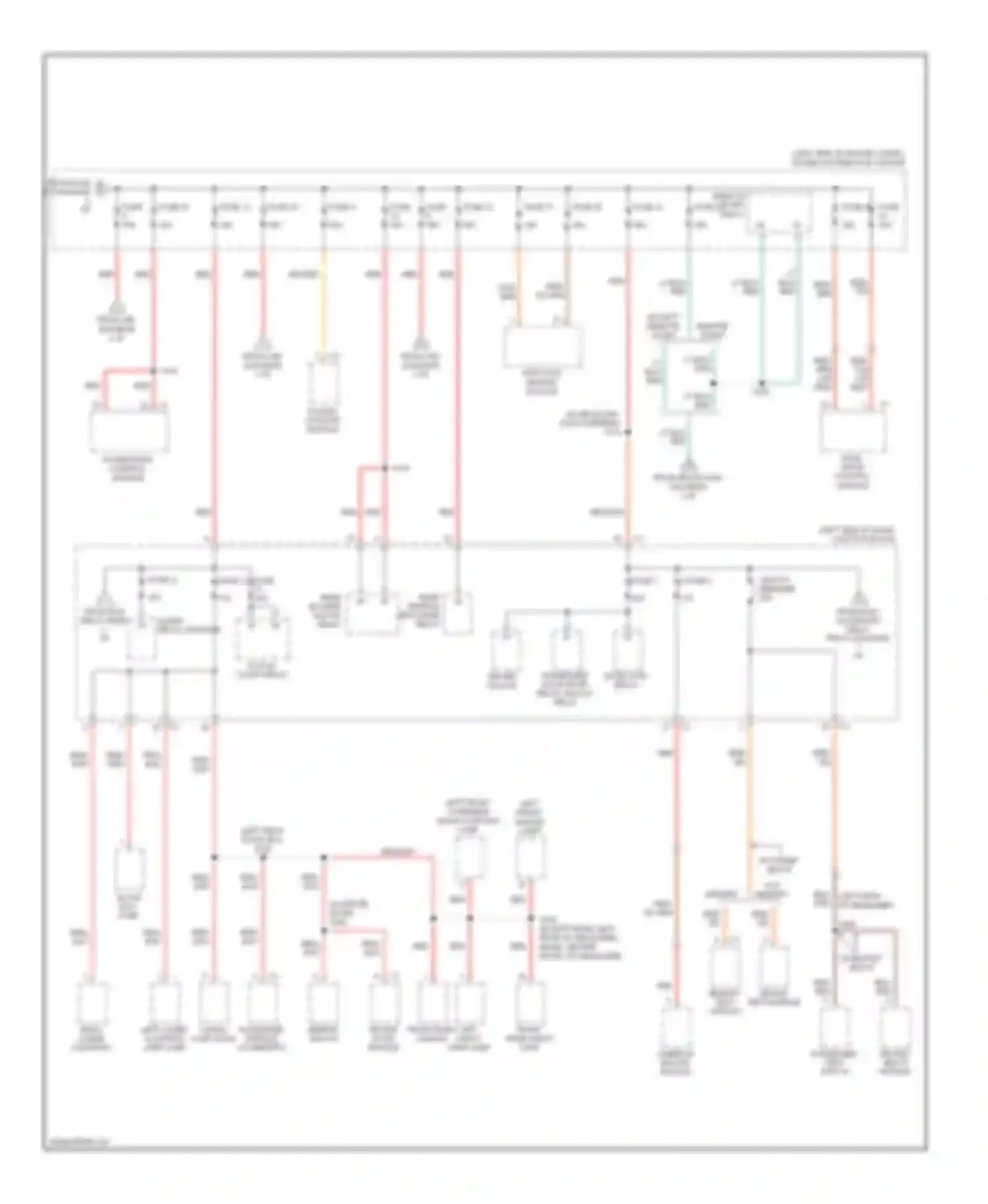 Commander Jeep I (2005-2010): Power distribution circuit (4 of 4)