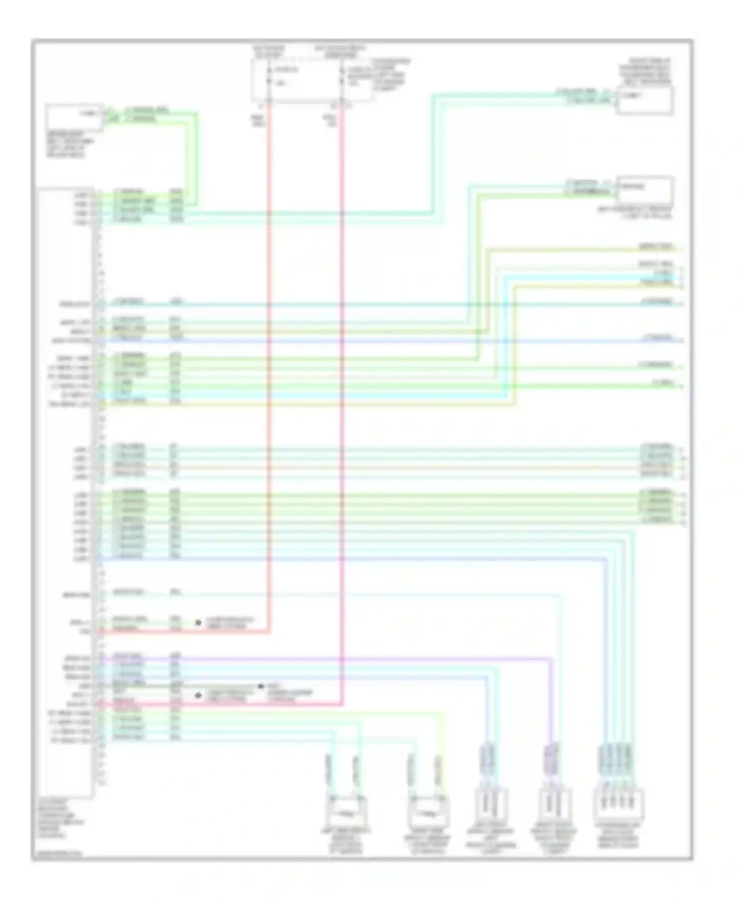 Commander Jeep I (2005-2010): Supplemental restraints circuit (1 of 2)