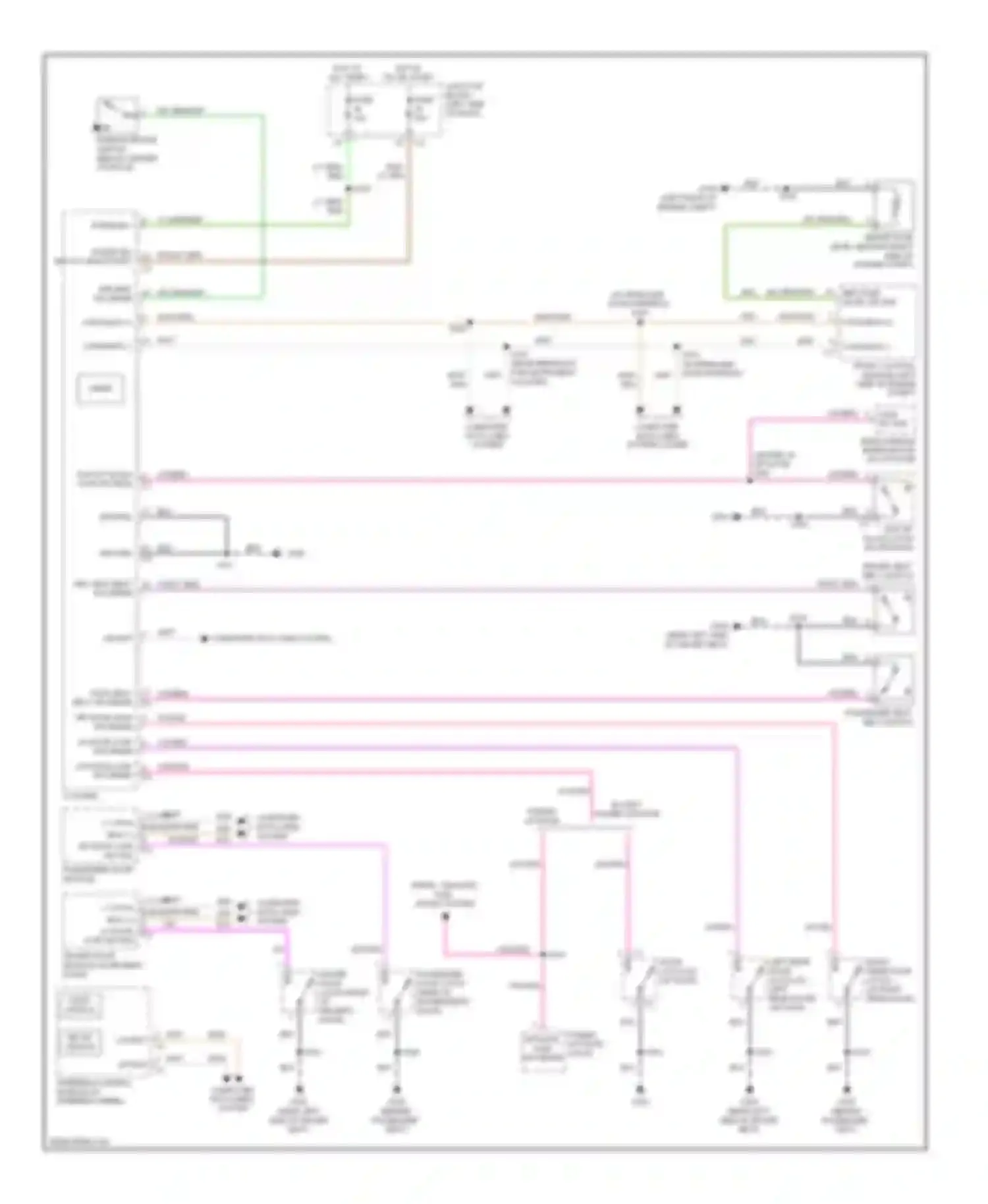 Commander Jeep I (2005-2010): Chime circuit