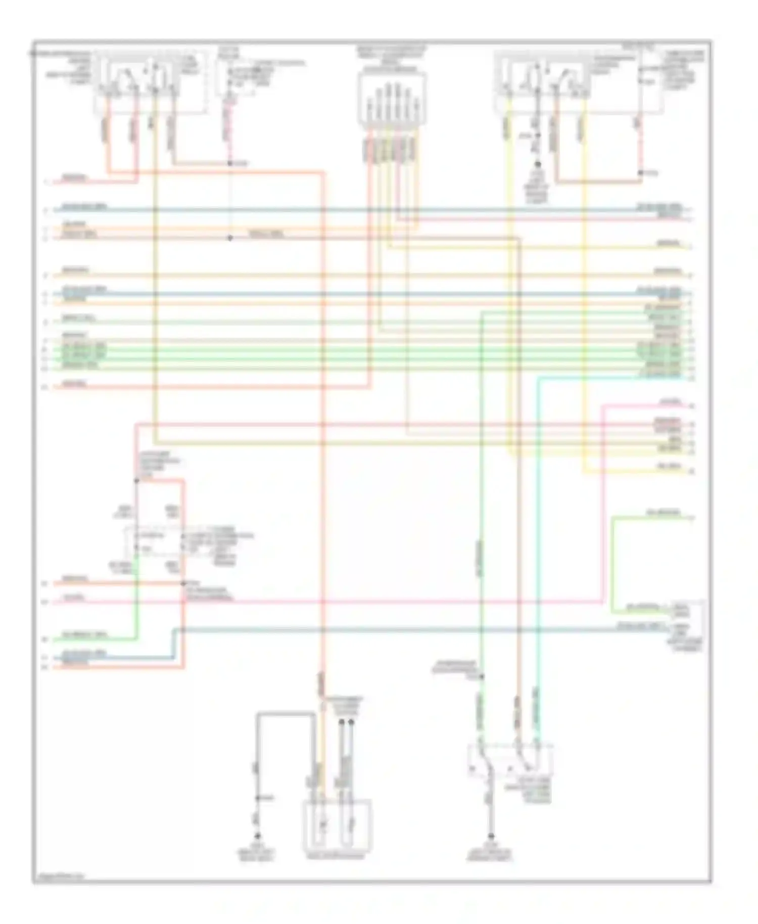 Wiring diagram apps 2 sens for Jeep Commander I (2005-2010) (2 of 2)