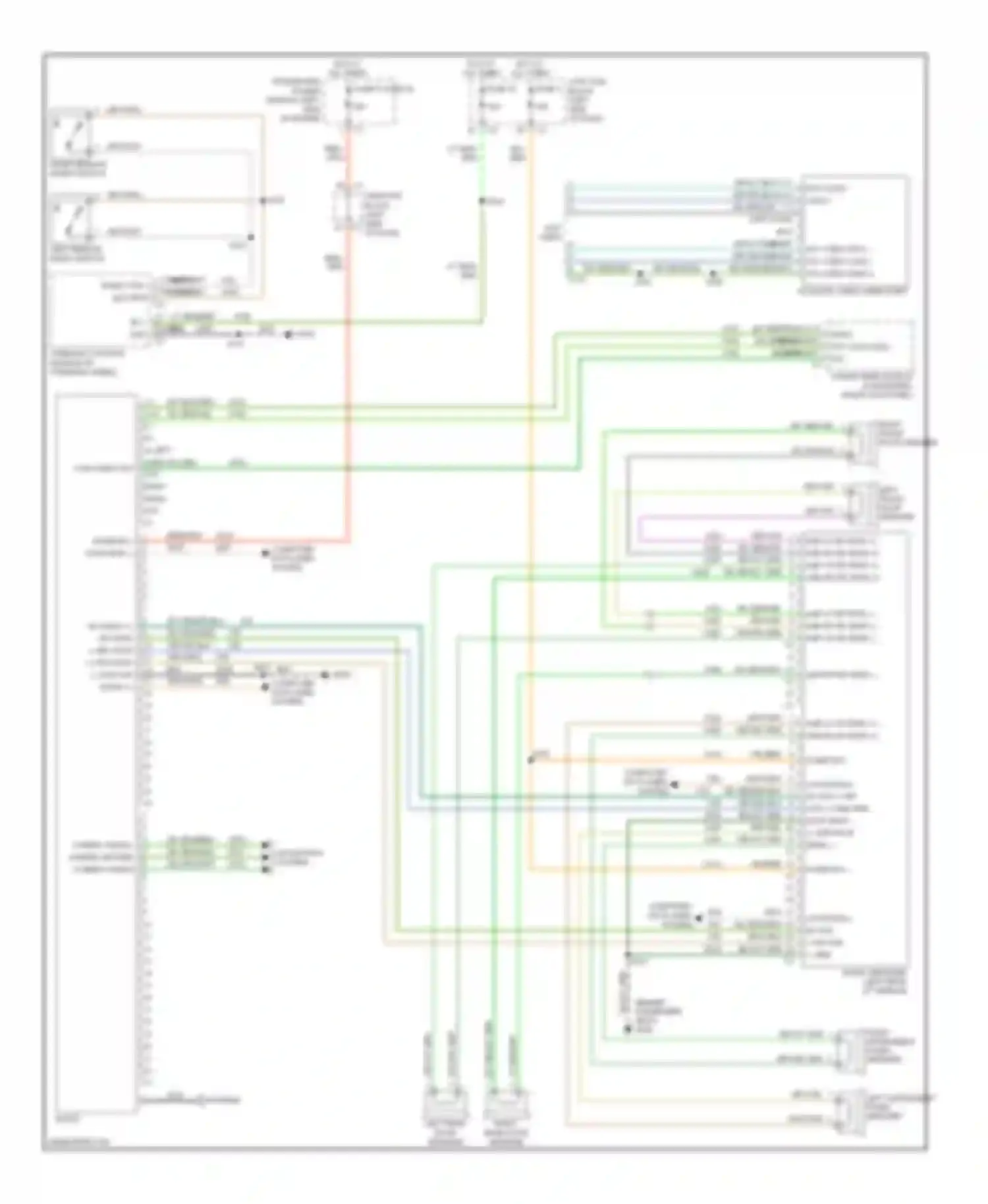 Wiring diagram auxiliary audio video port for Jeep Commander I (2005-2010) (1 of 1)