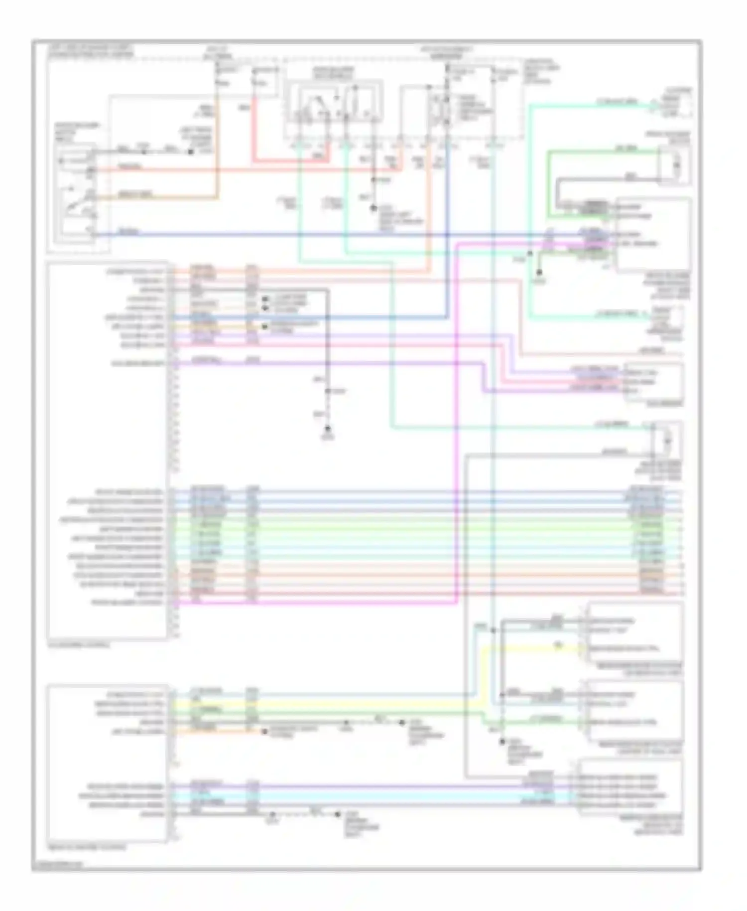 Wiring diagram dk blu/org for Jeep Commander I (2005-2010) (1 of 14)