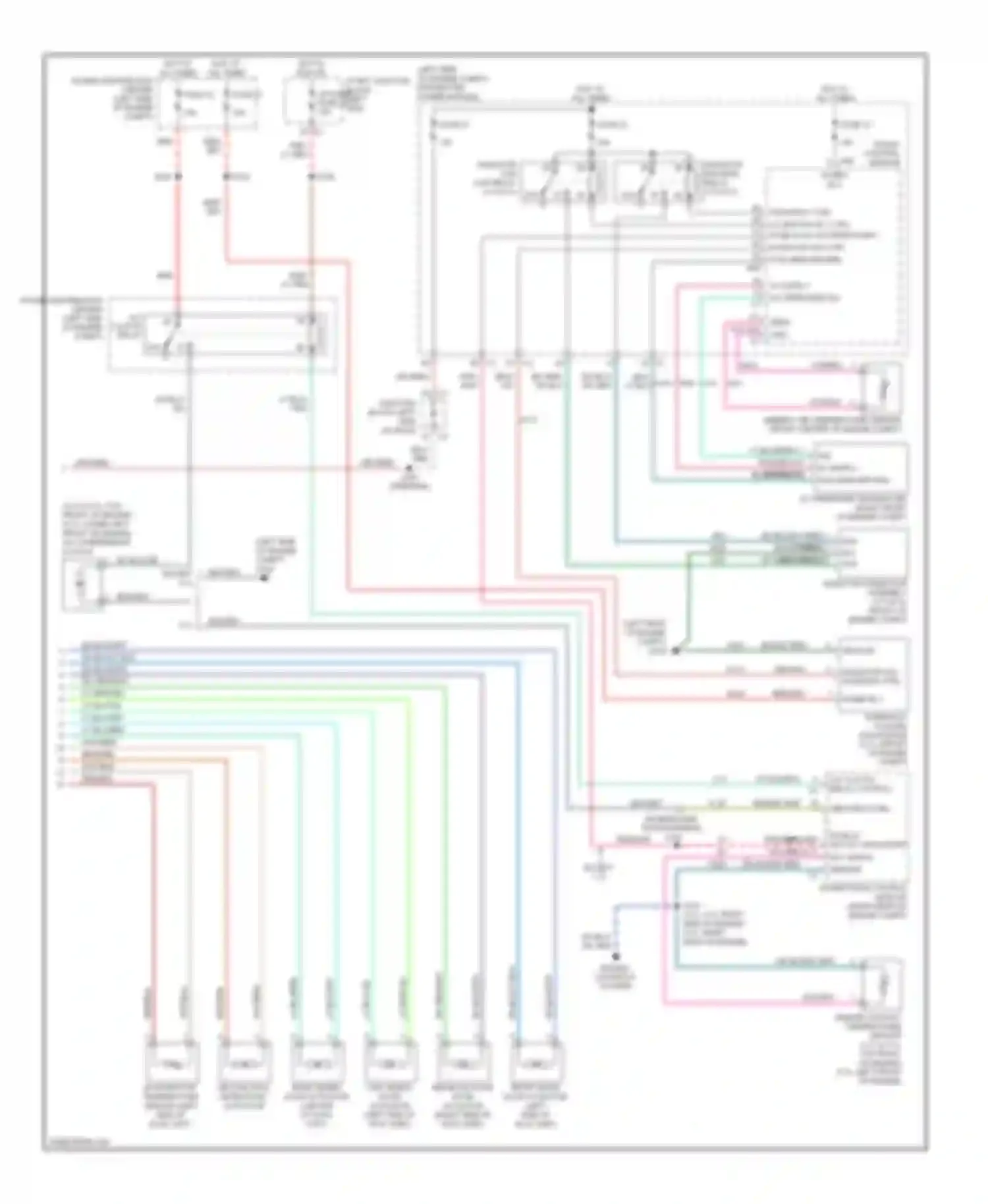 Wiring diagram front control module for Jeep Commander I (2005-2010) (2 of 19)