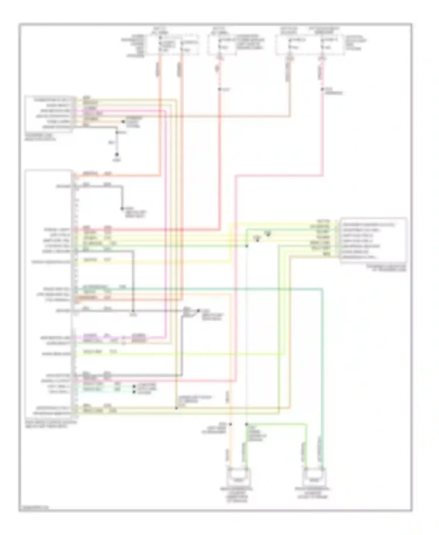 Wiring diagram hot in on or start for Jeep Commander I (2005-2010) (2 of 4)