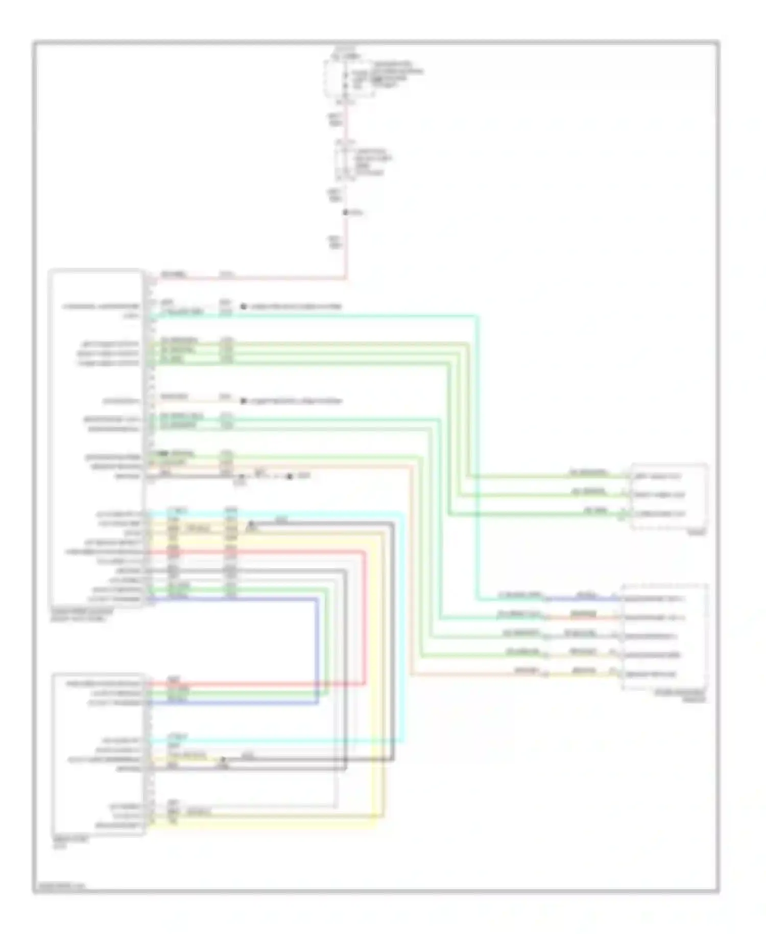 Wiring diagram integrated power module for Jeep Commander I (2005-2010) (2 of 3)
