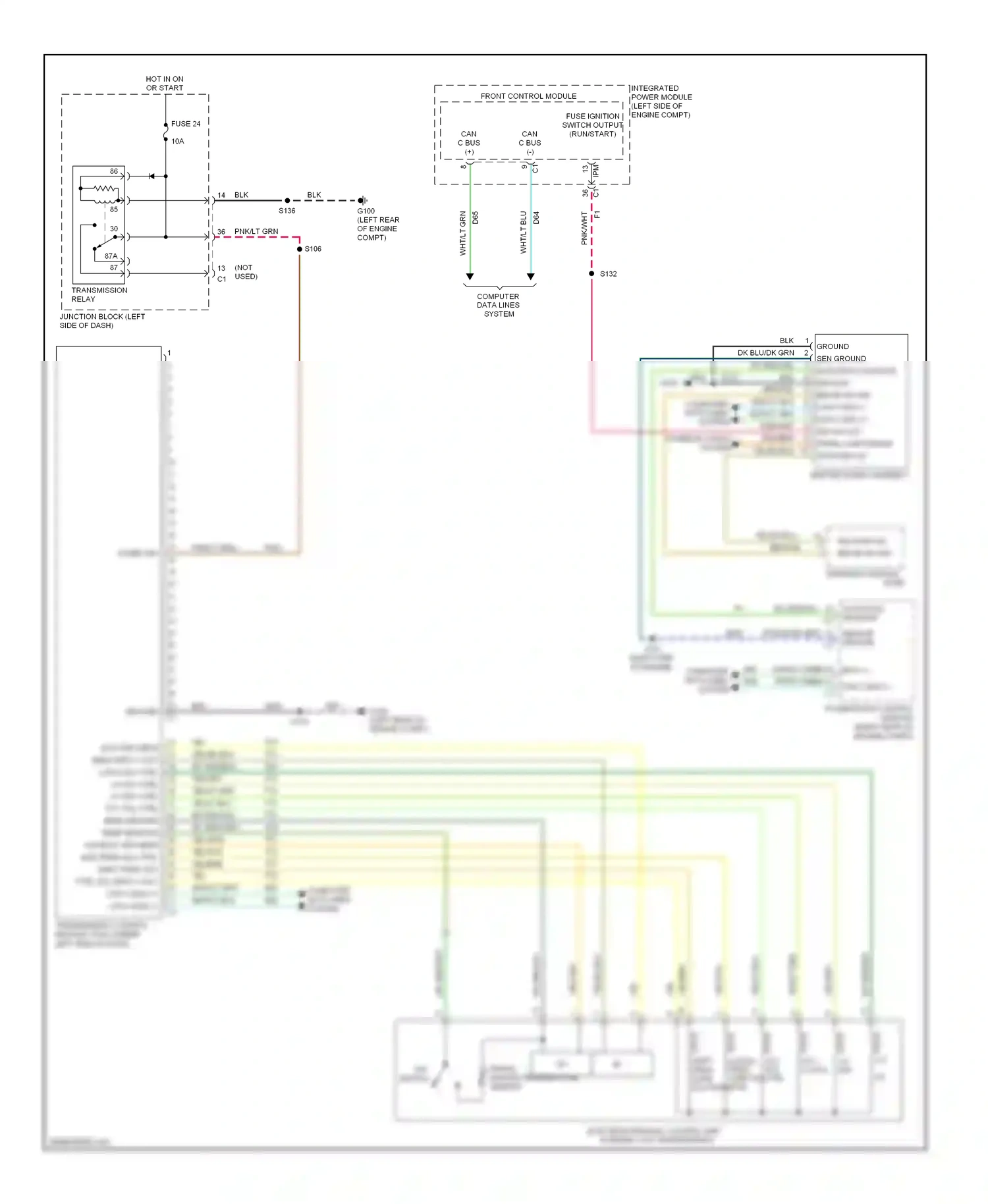 Jeep Commander I (2005-2010) node wiring diagram  (1 of 1)