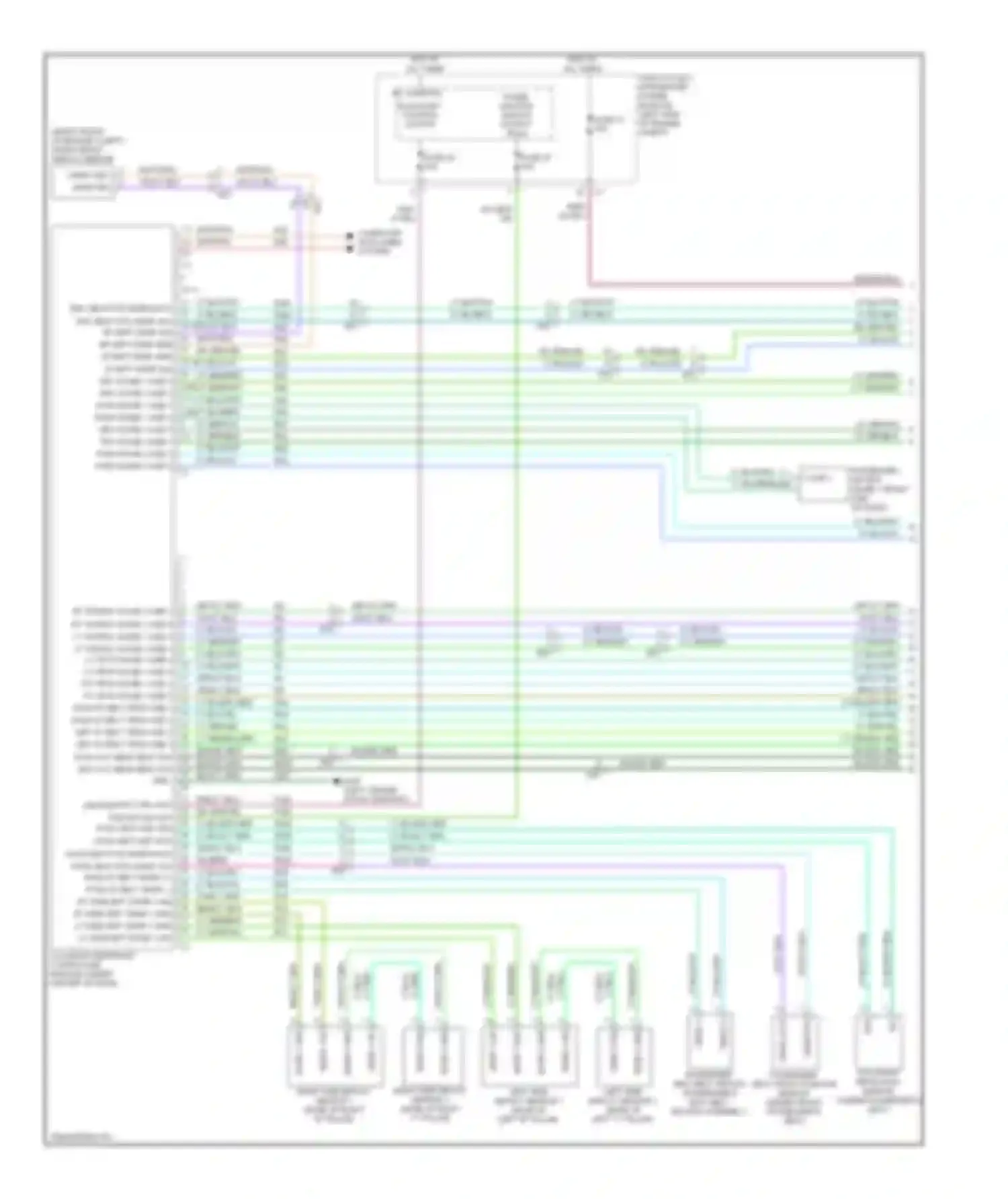 Compass Jeep I facelift 2 (2013-2016): Supplemental restraints circuit (1 of 2)