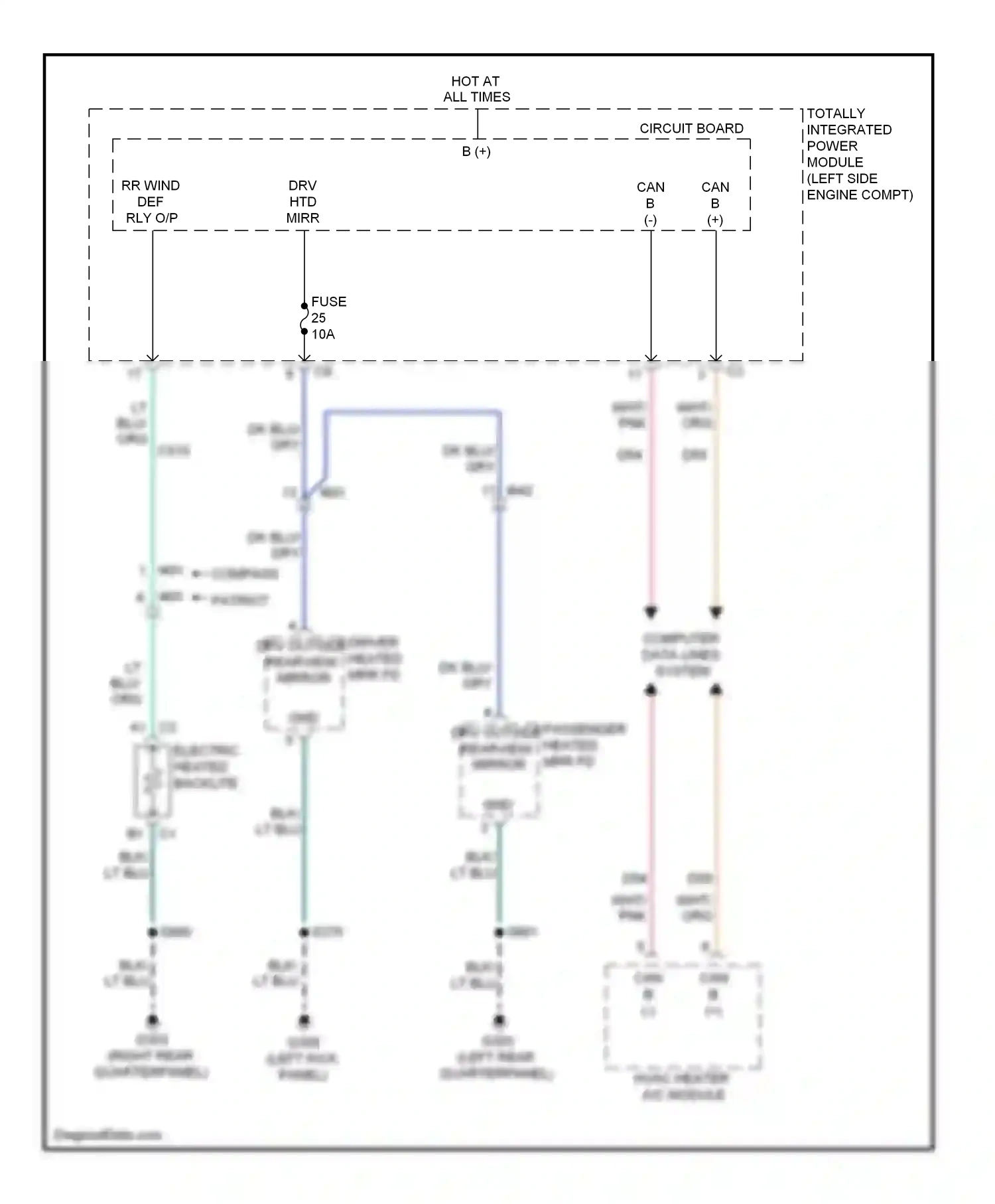 Jeep Compass I facelift 2 (2013-2016) b(+) wiring diagram  (7 of 21)