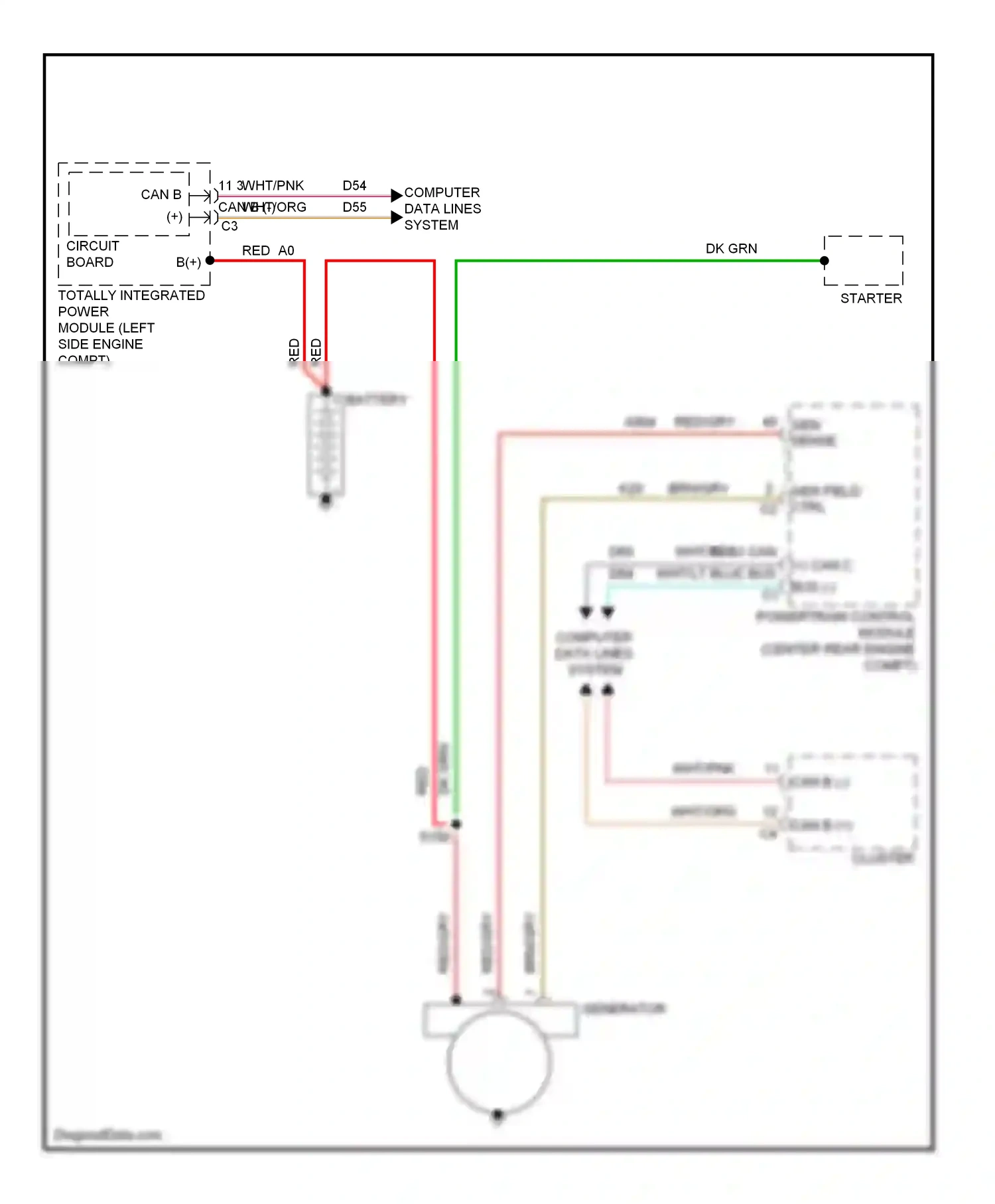 Jeep Compass I facelift 2 (2013-2016) cluster wiring diagram  (23 of 27)