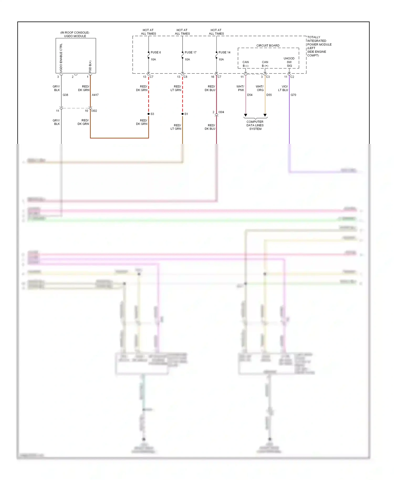 Jeep Compass I facelift 2 (2013-2016) computer data lines system wiring diagram  (3 of 50)
