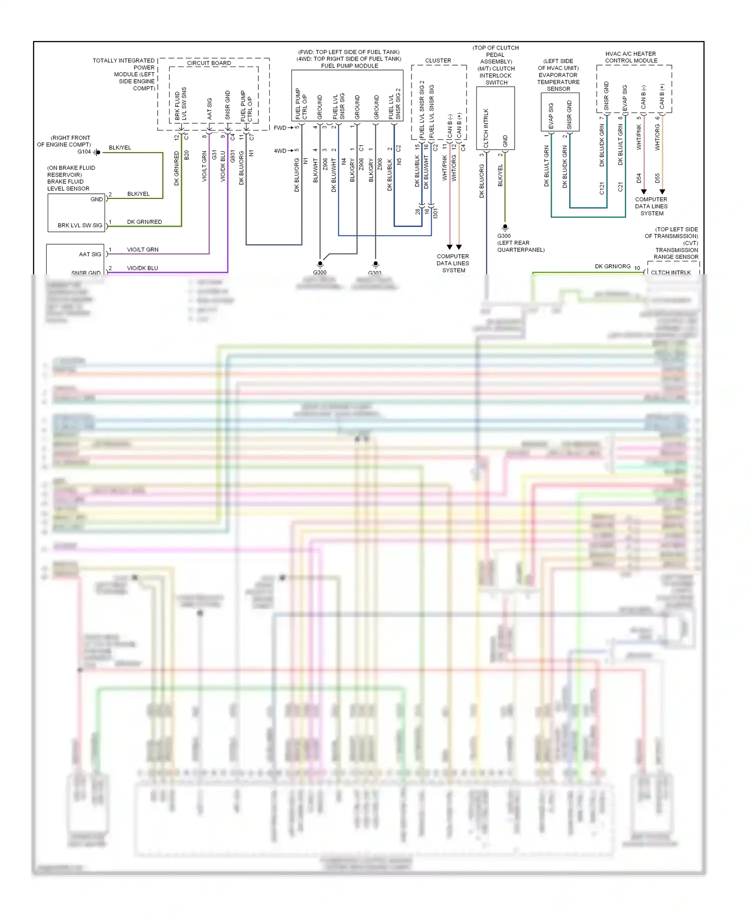 Jeep Compass I facelift 2 (2013-2016) computer data lines system wiring diagram  (18 of 50)