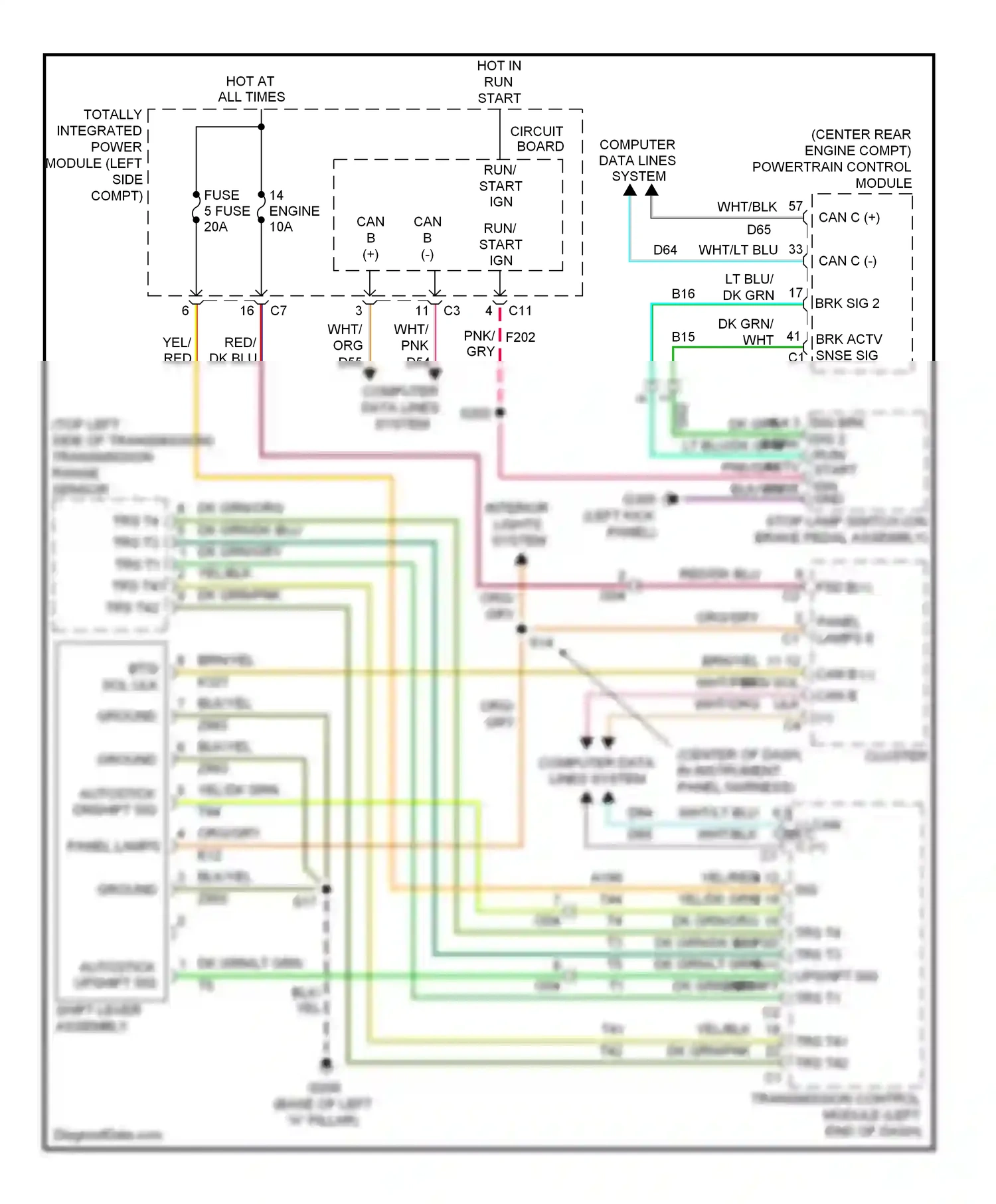 Jeep Compass I facelift 2 (2013-2016) (left kick panel) wiring diagram  (18 of 23)