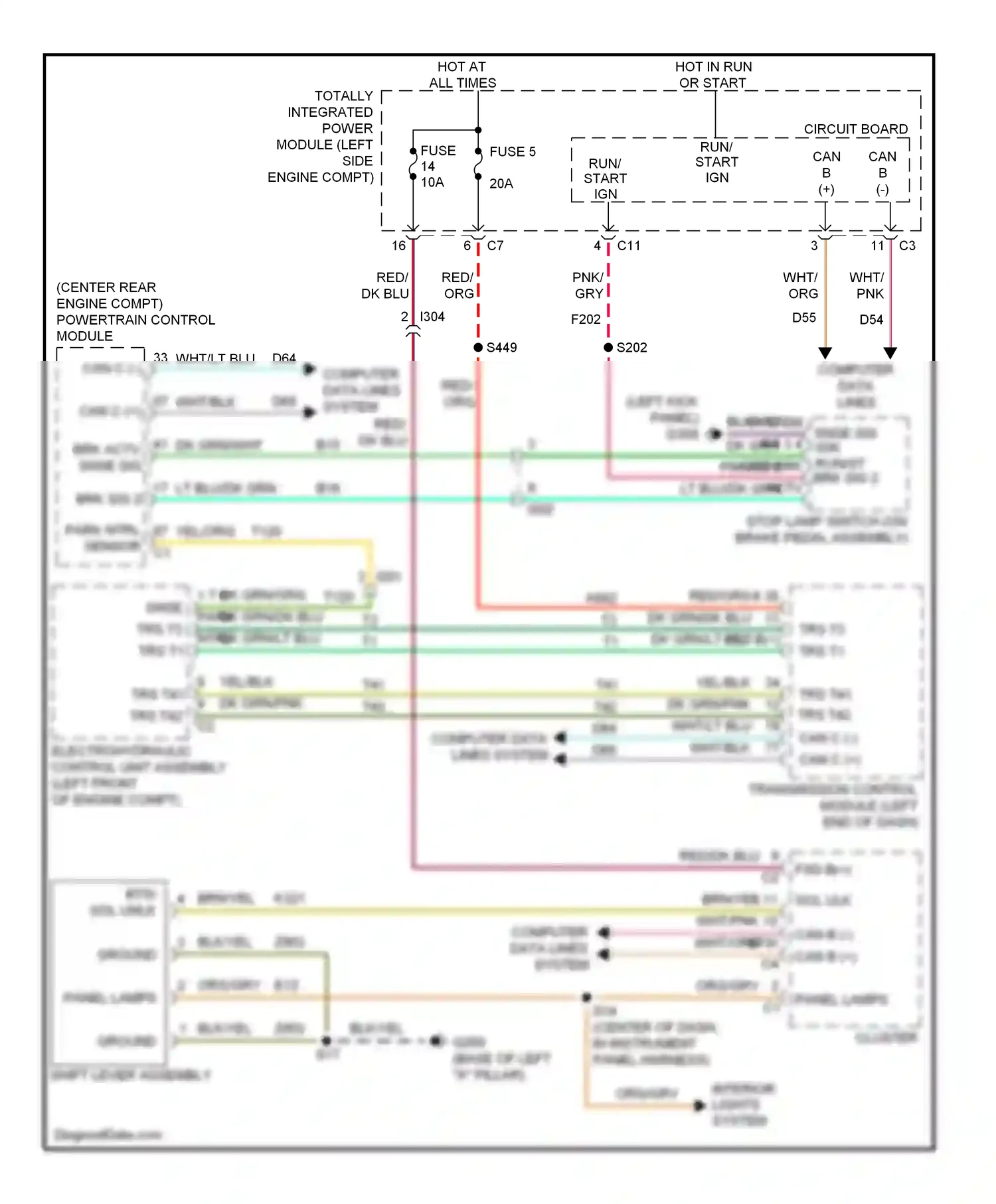 Jeep Compass I facelift 2 (2013-2016) (left kick panel) wiring diagram  (17 of 23)