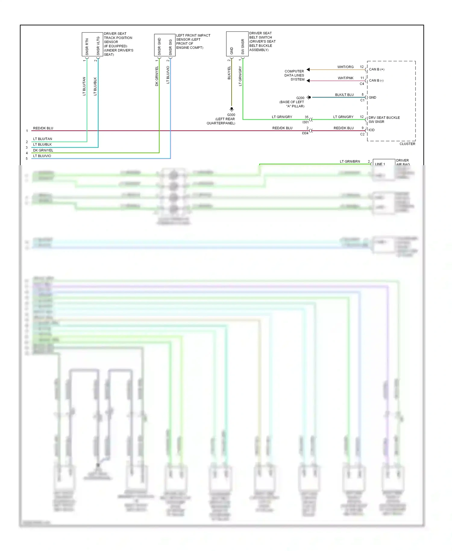 Jeep Compass I facelift 2 (2013-2016) red/dk blu wiring diagram  (16 of 16)