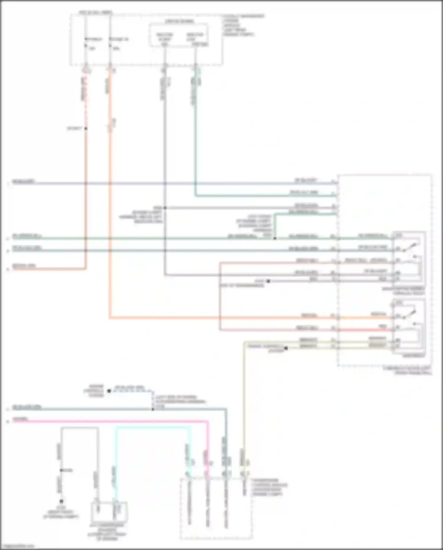 Compass Jeep I facelift (2010-2013): Automatic a/c circuit (2 of 2)