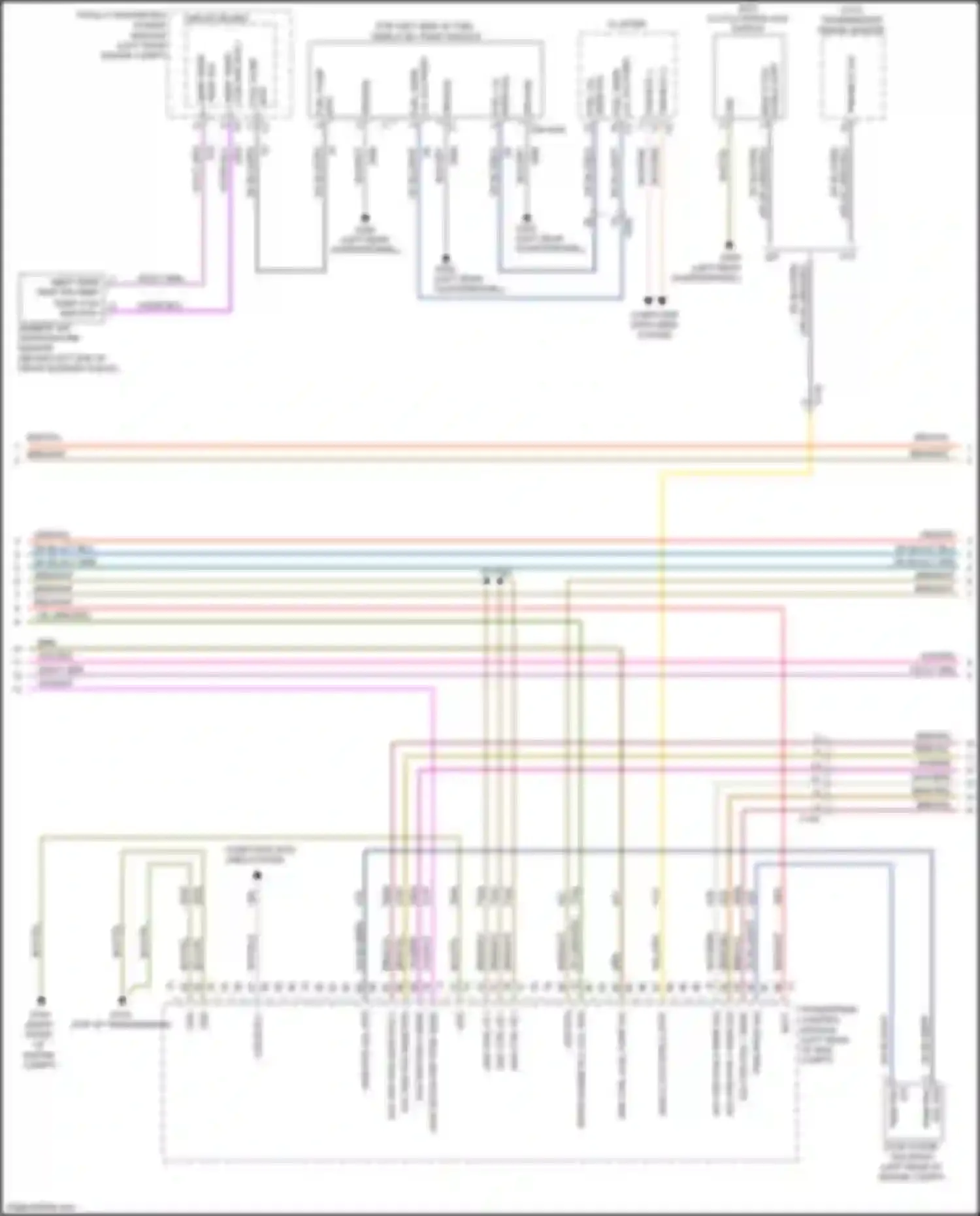 Compass Jeep I facelift (2010-2013): Wiring diagram engine performance 2.4l (2 of 5)