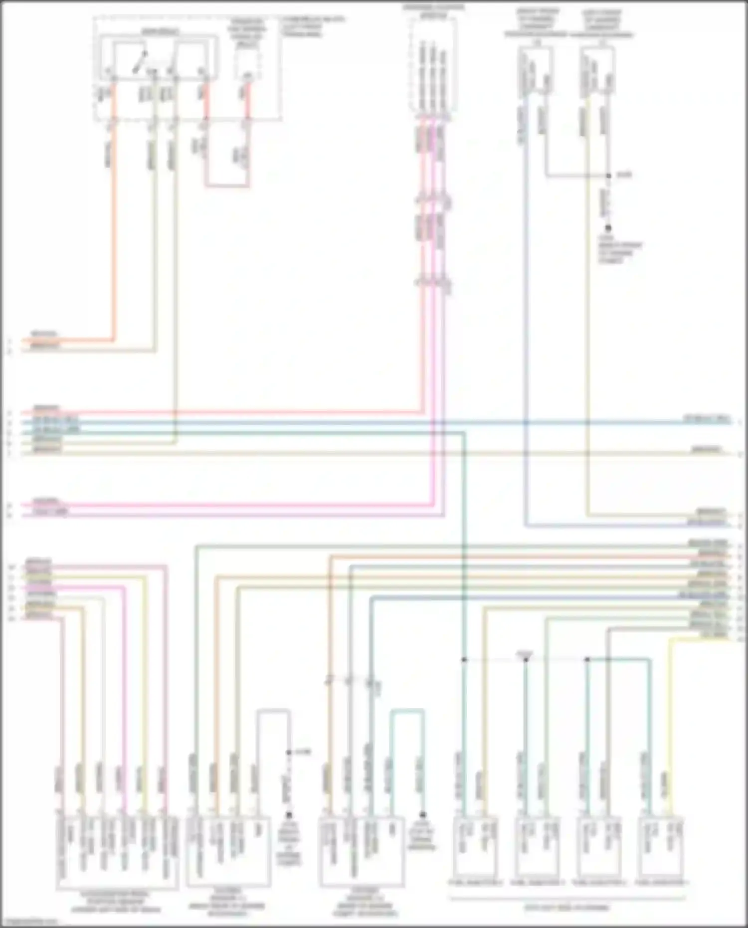 Compass Jeep I facelift (2010-2013): Wiring diagram engine performance 2.4l (3 of 5)