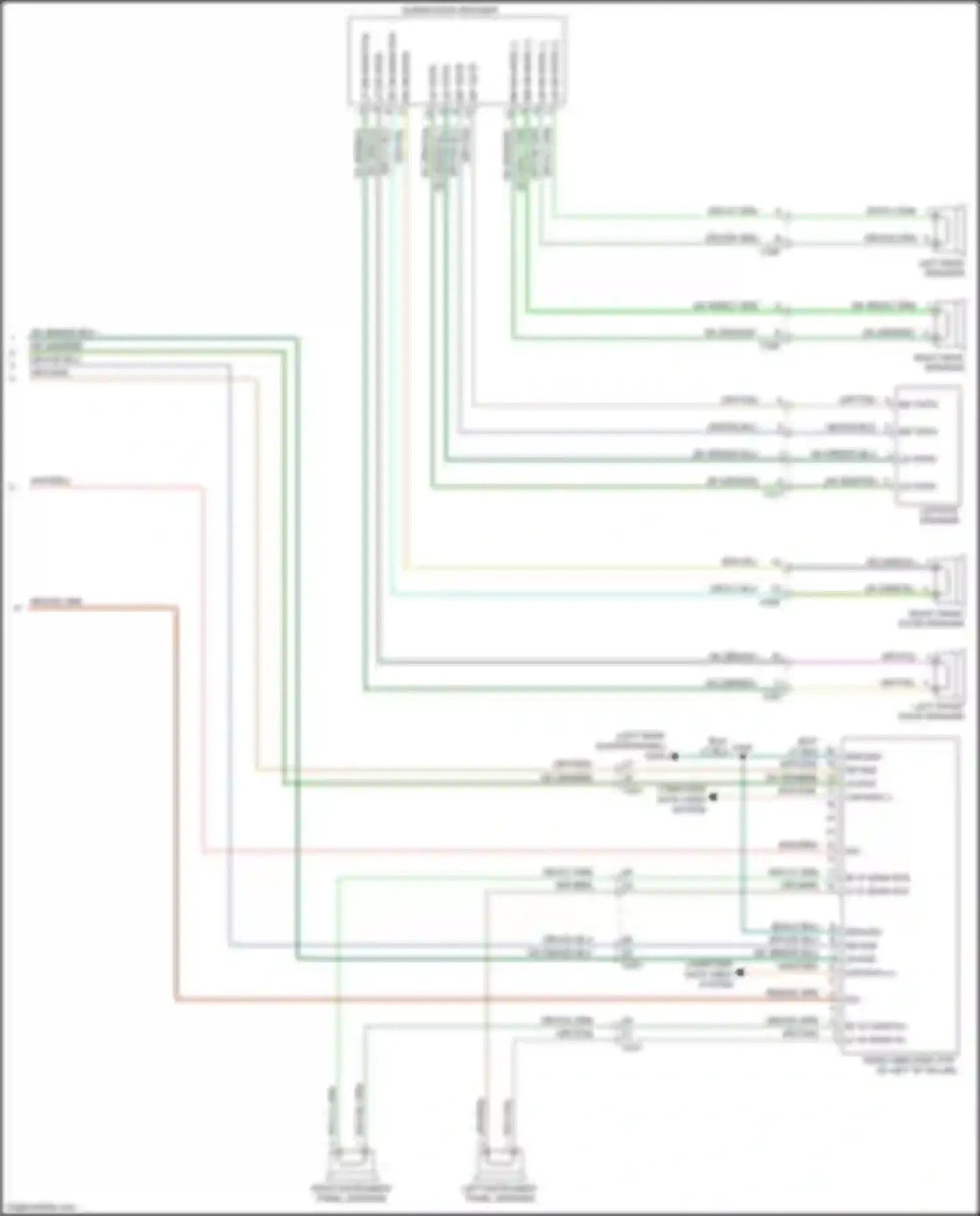 Compass Jeep I facelift (2010-2013): Radio circuit, premium (2 of 2)