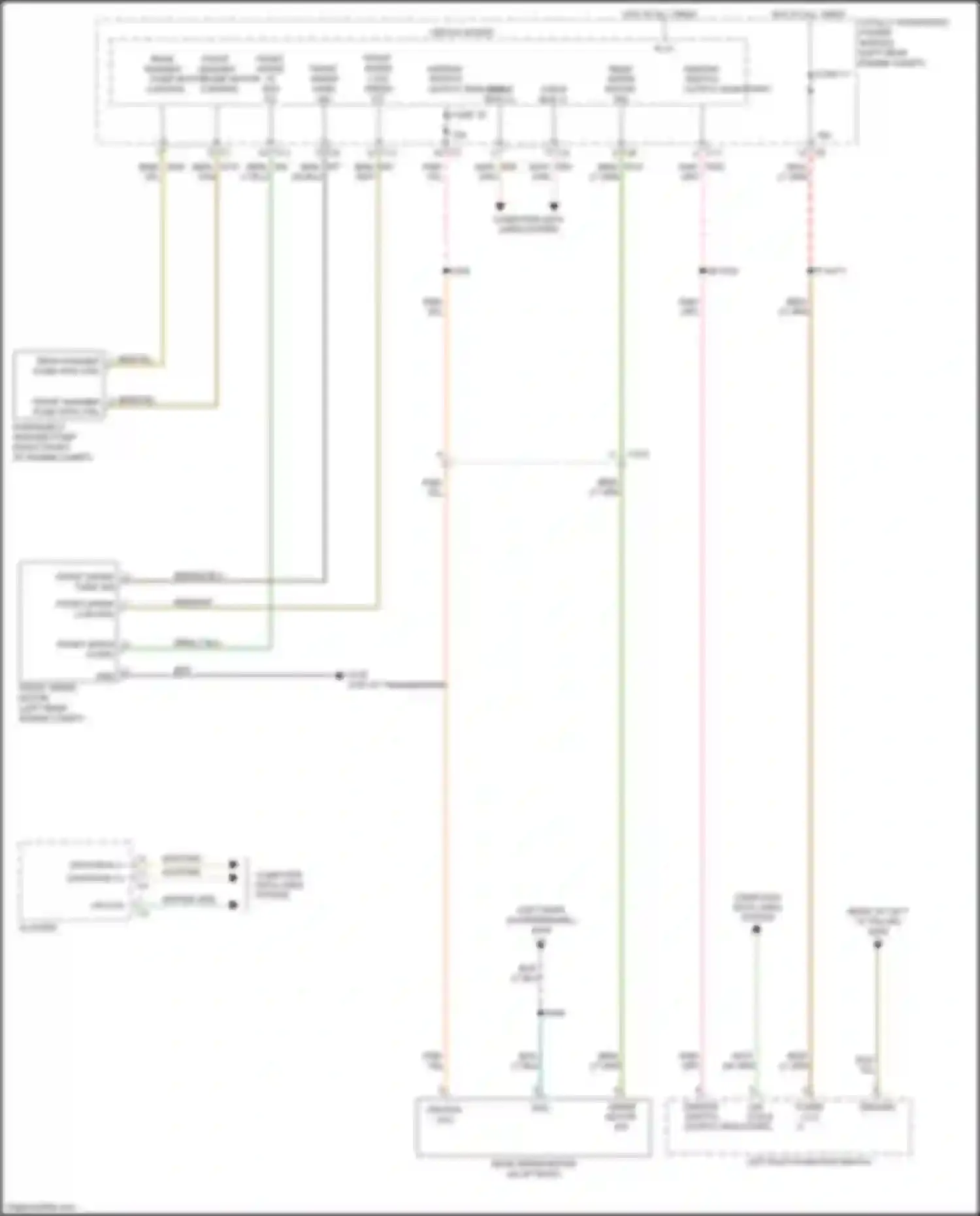 Compass Jeep I facelift (2010-2013): Wiper/washer circuit